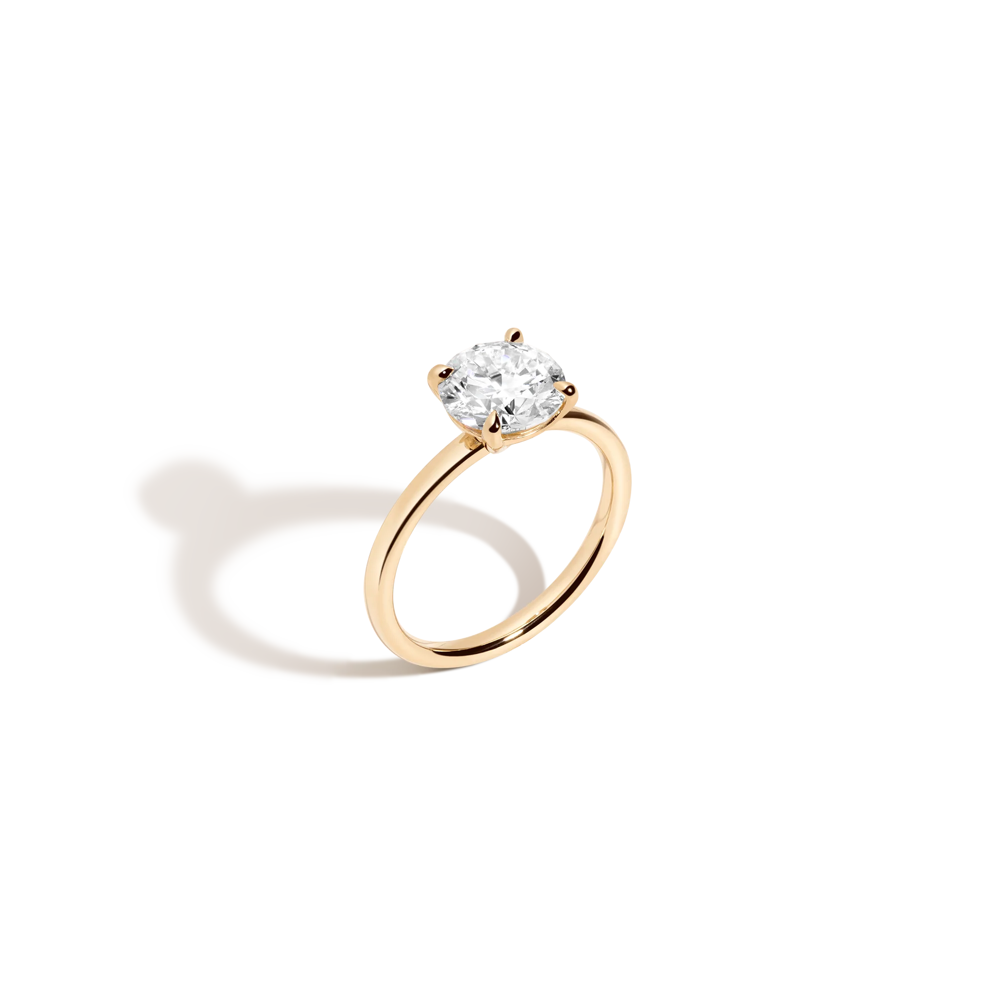 2ct Round Lab Grown Diamond Solitaire Ring - Image 2
