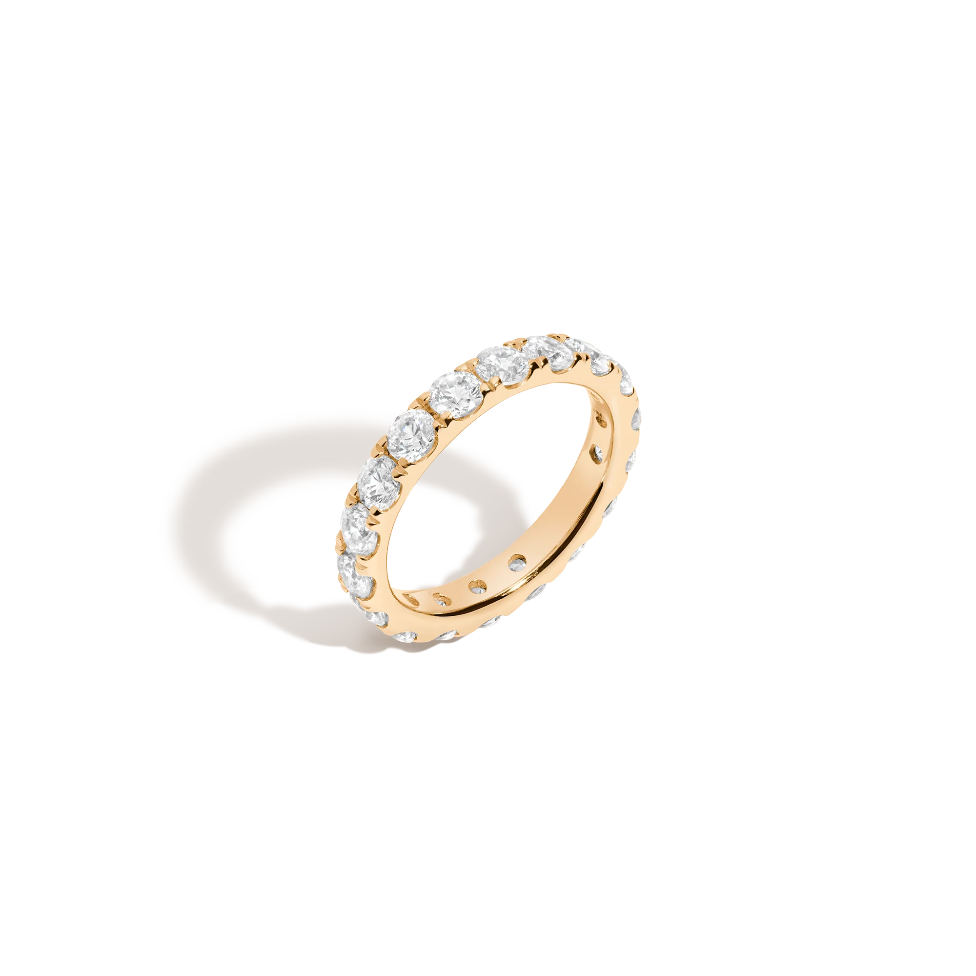 3ct Round Lab Grown Diamond Eternity Ring - Image 4