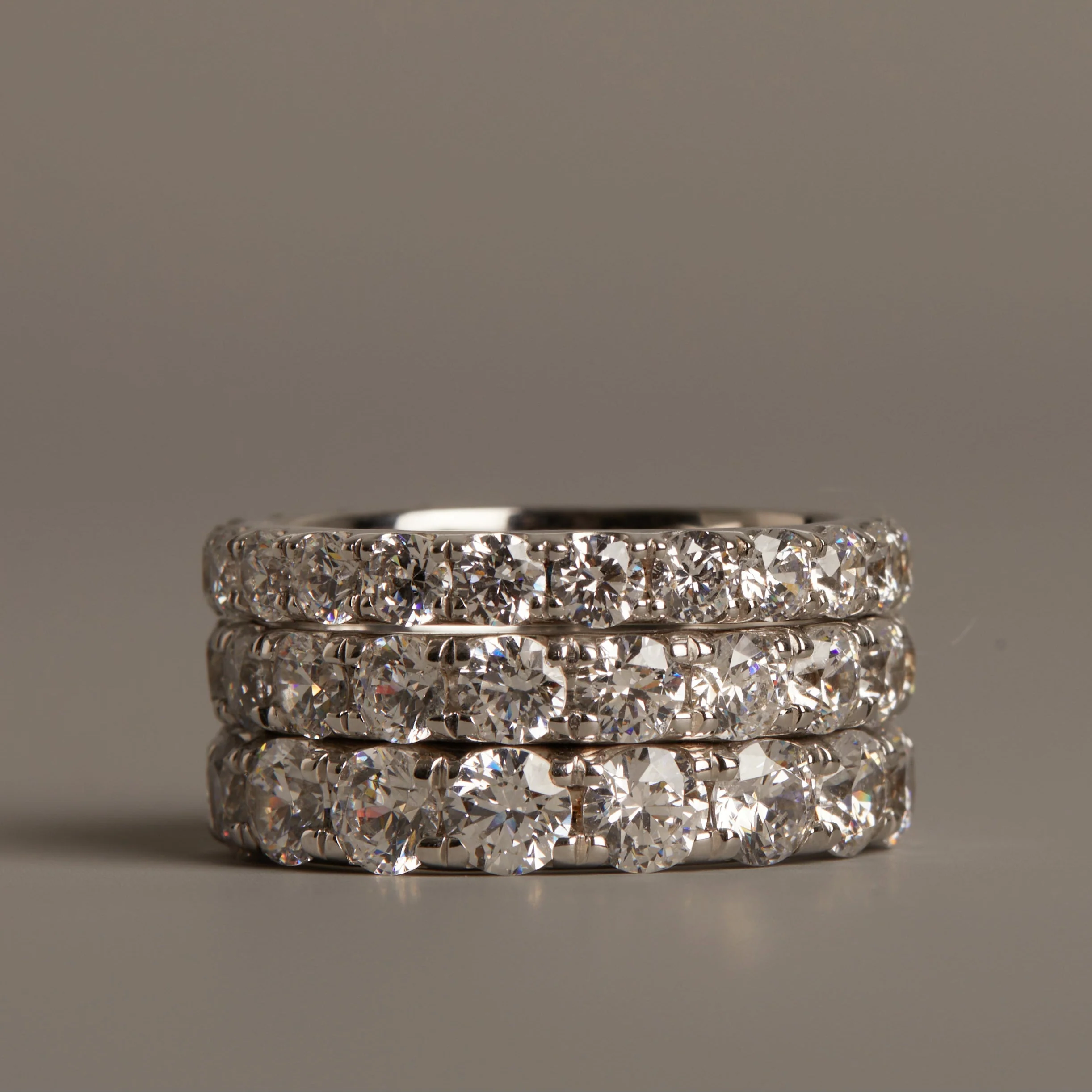 3ct Round Lab Grown Diamond Eternity Ring - Image 12