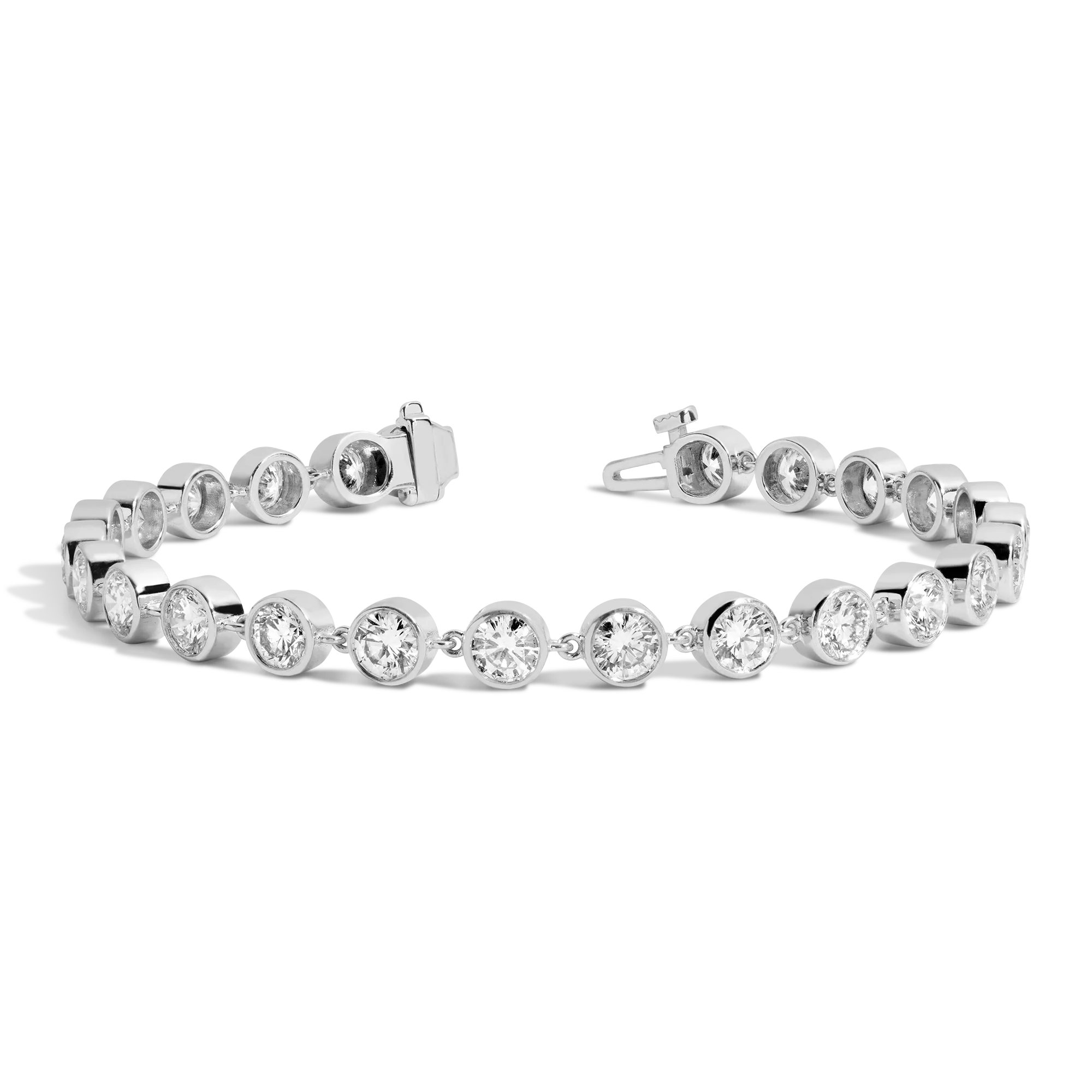 7ct Lab Grown Diamond Tennis Chain Bracelet