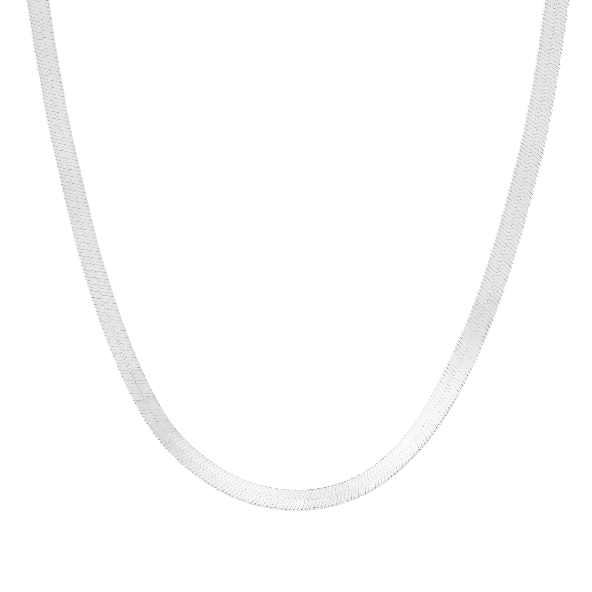 Aurate x Frye: Bold Herringbone Necklace - Image 2