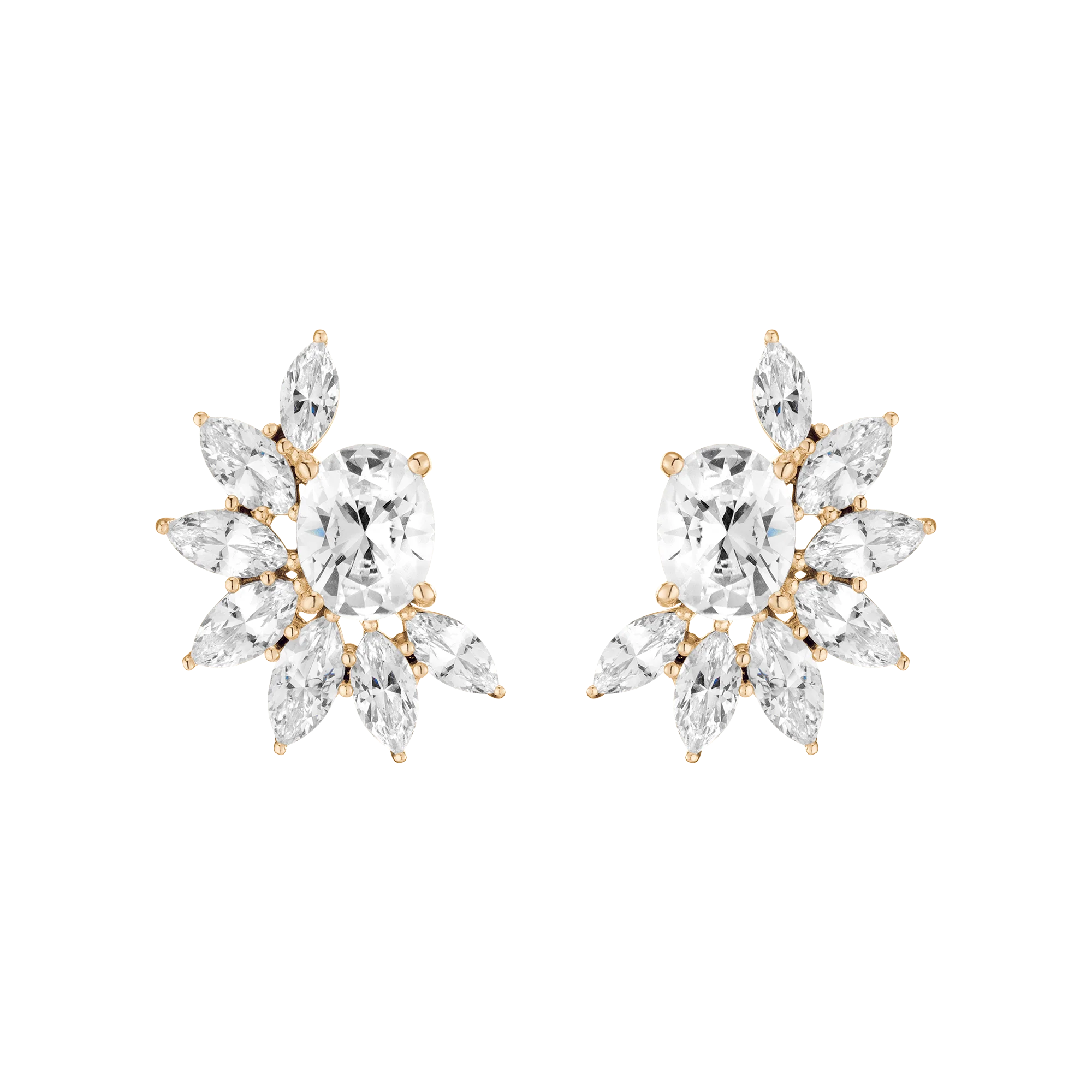 Aurate x Frye: Marquise Fringe Earrings
