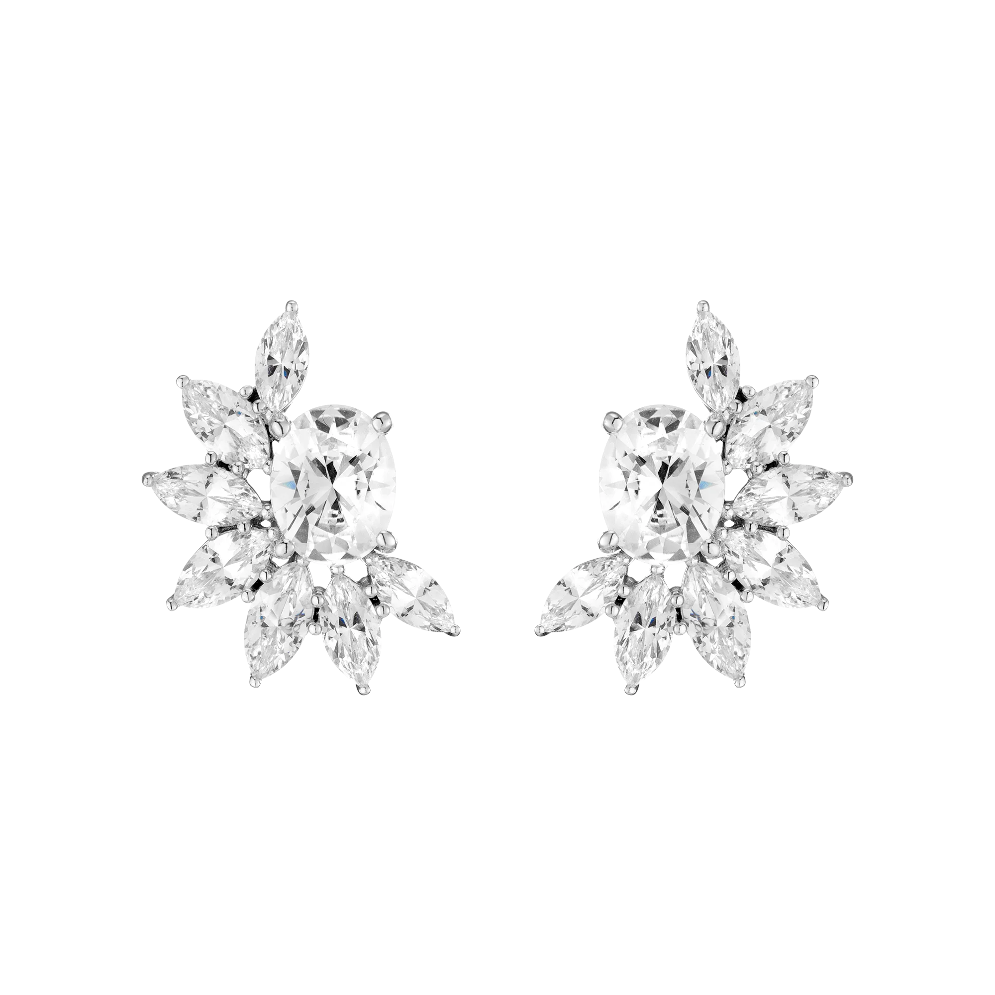 Aurate x Frye: Marquise Fringe Earrings - Image 3