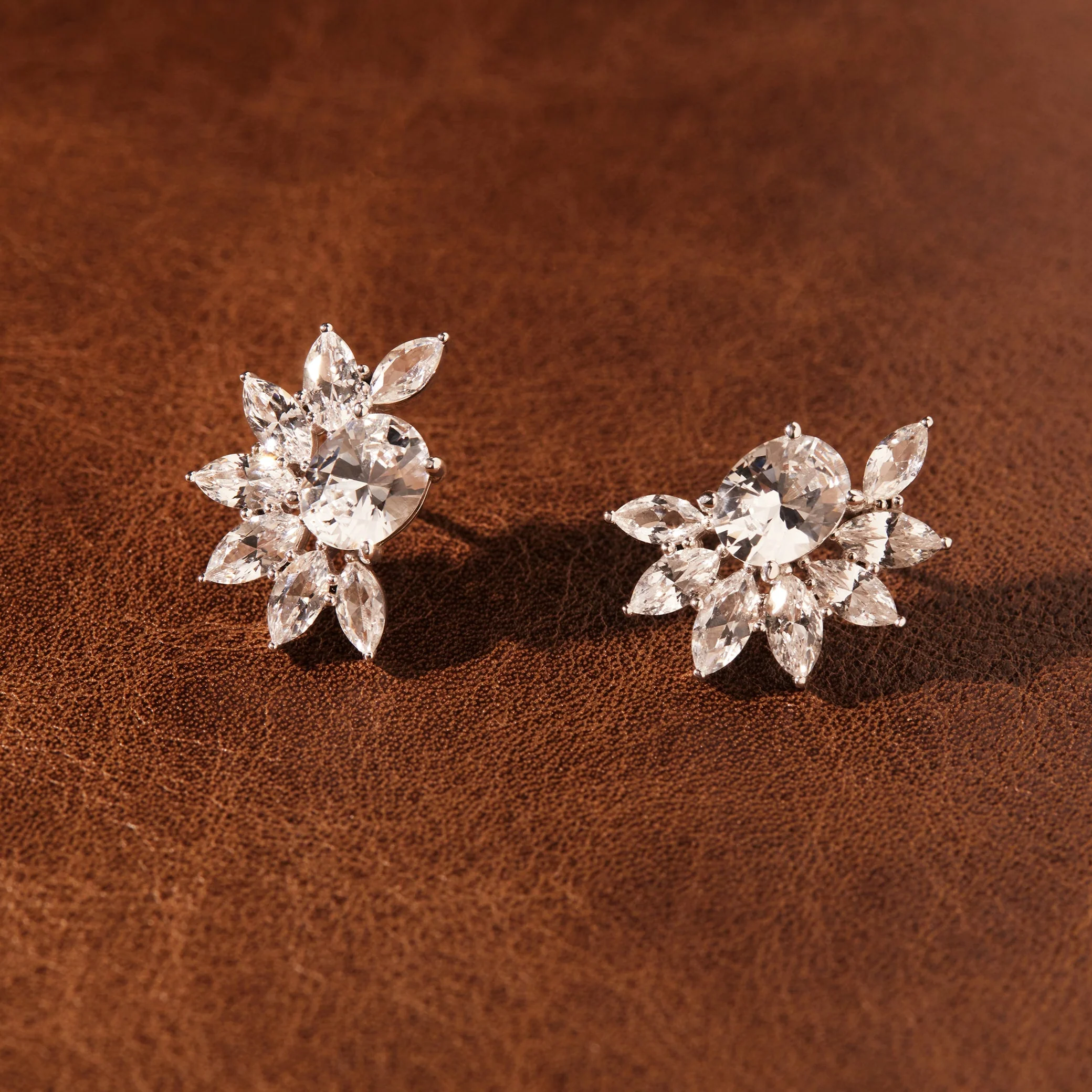 Aurate x Frye: Marquise Fringe Earrings - Image 5