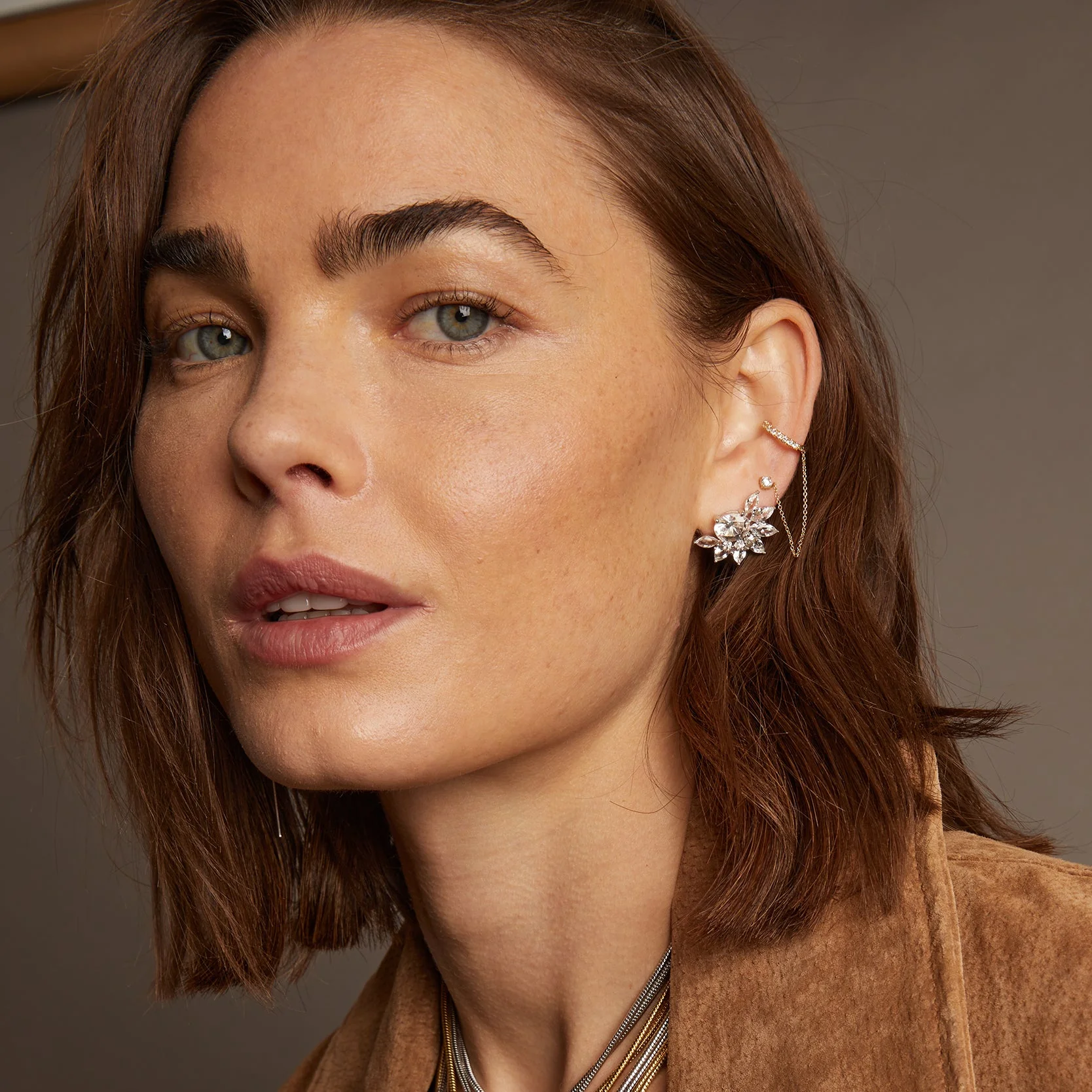 Aurate x Frye: Marquise Fringe Earrings - Image 6