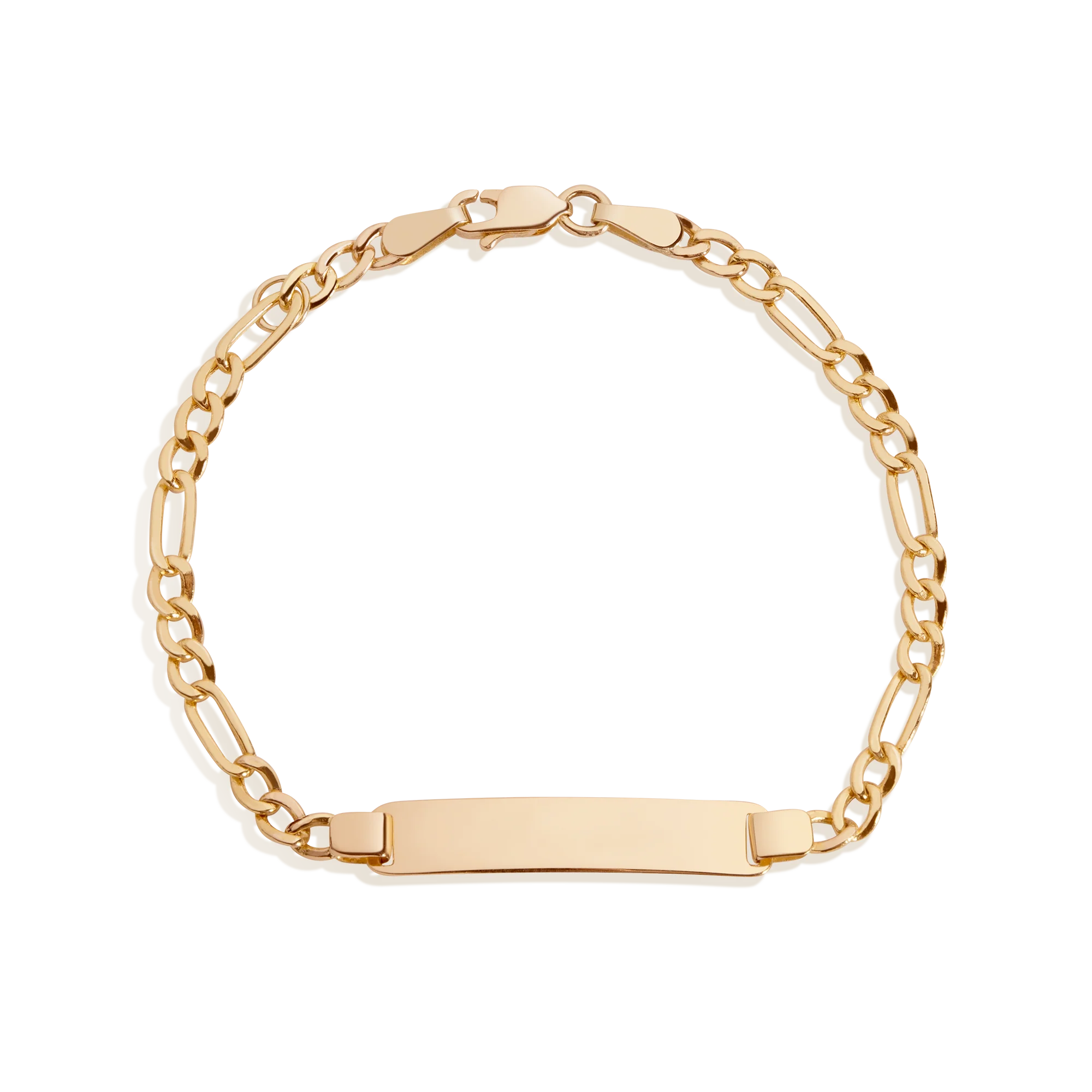 Baby ID Figaro Chain Bracelet