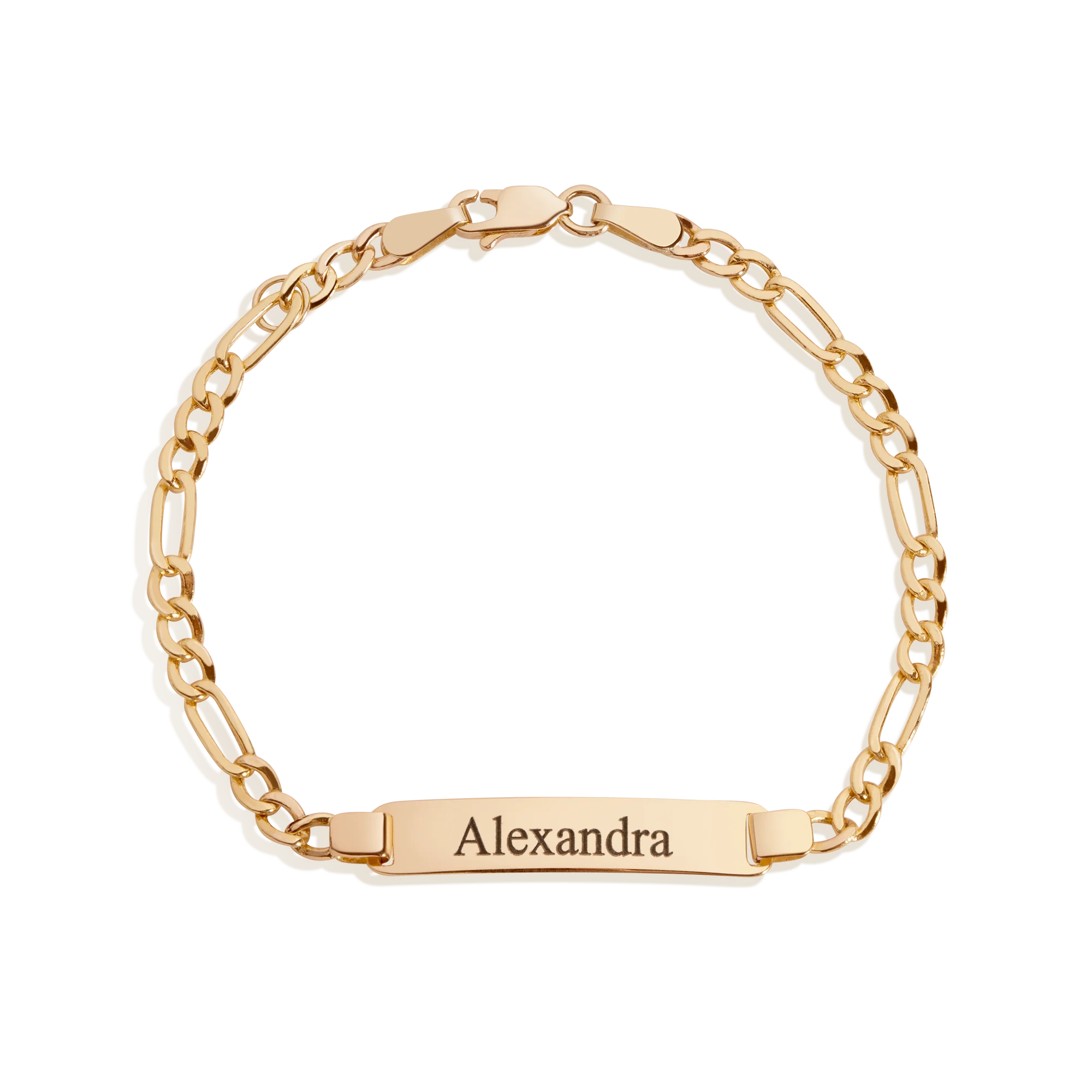 Baby ID Figaro Chain Bracelet - Image 3