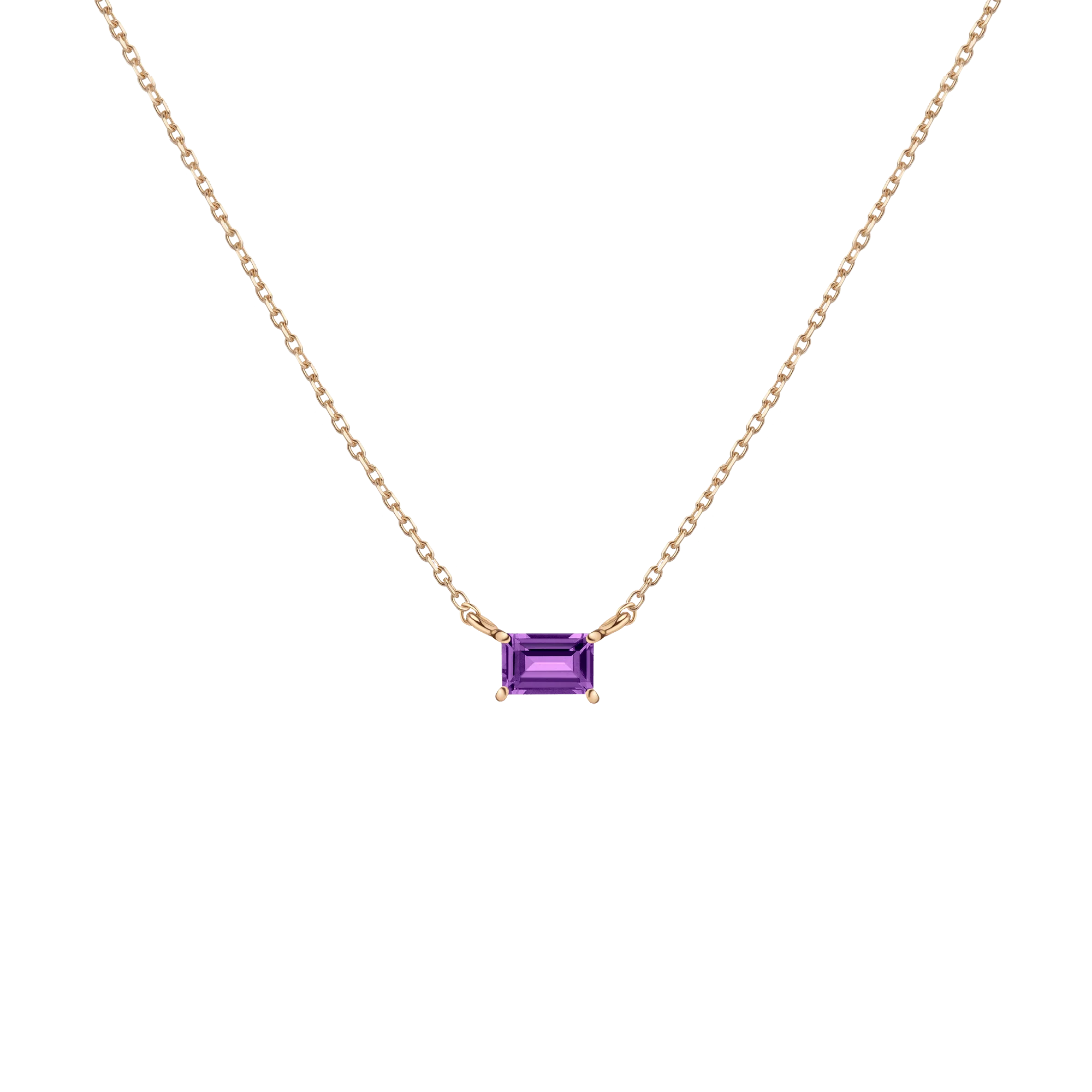 Birthstone Baguette Necklace - Image 10