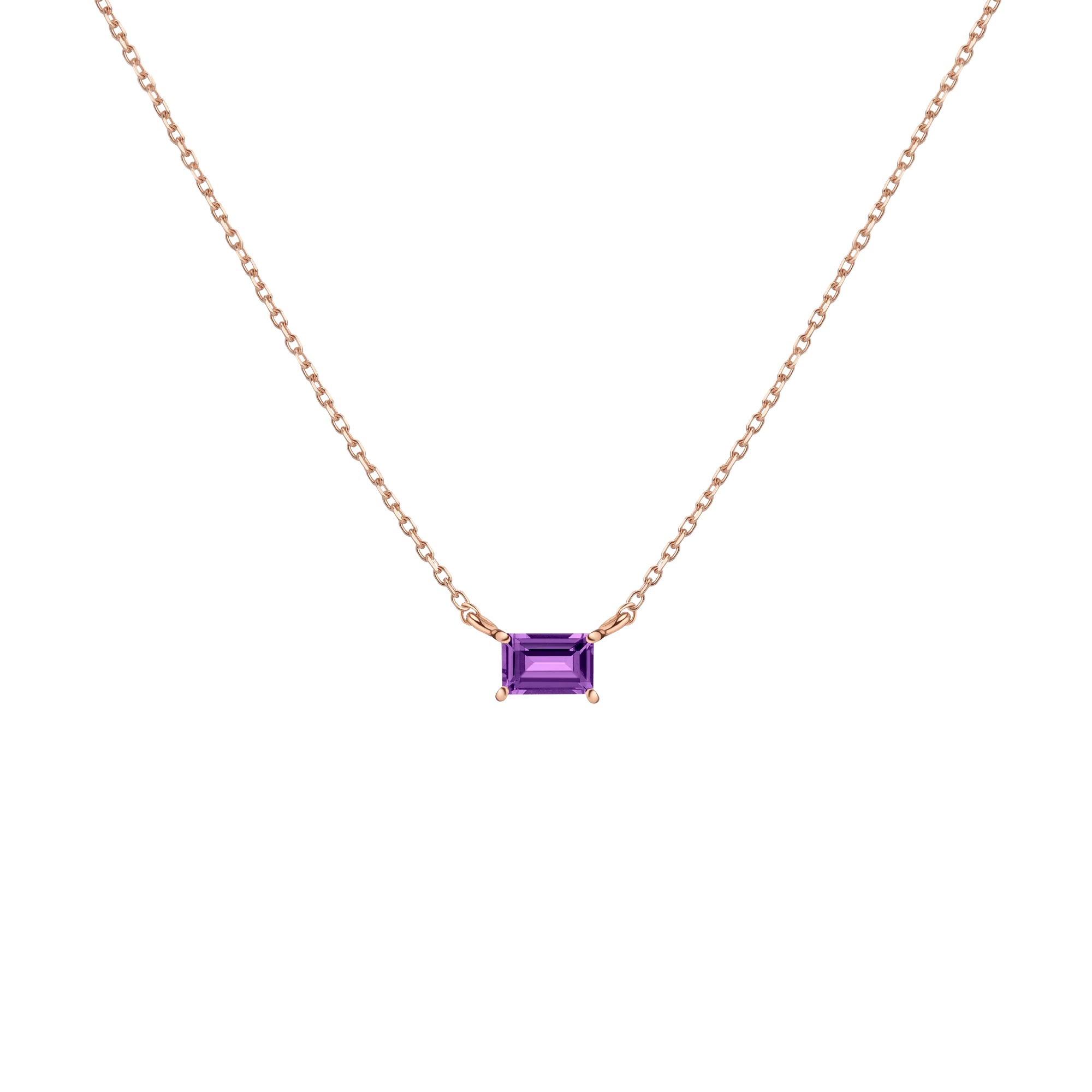 Birthstone Baguette Necklace - Image 11