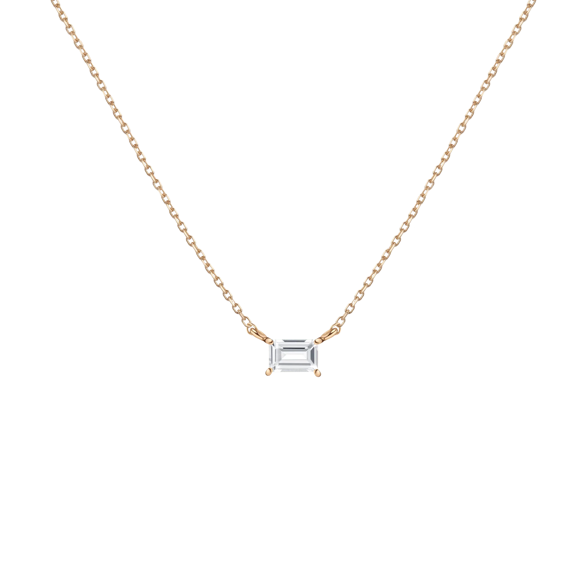 Birthstone Baguette Necklace - Image 13