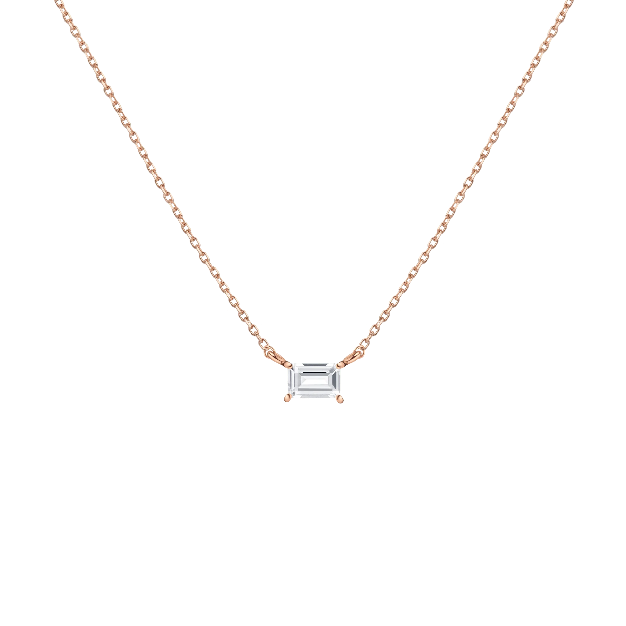 Birthstone Baguette Necklace - Image 14