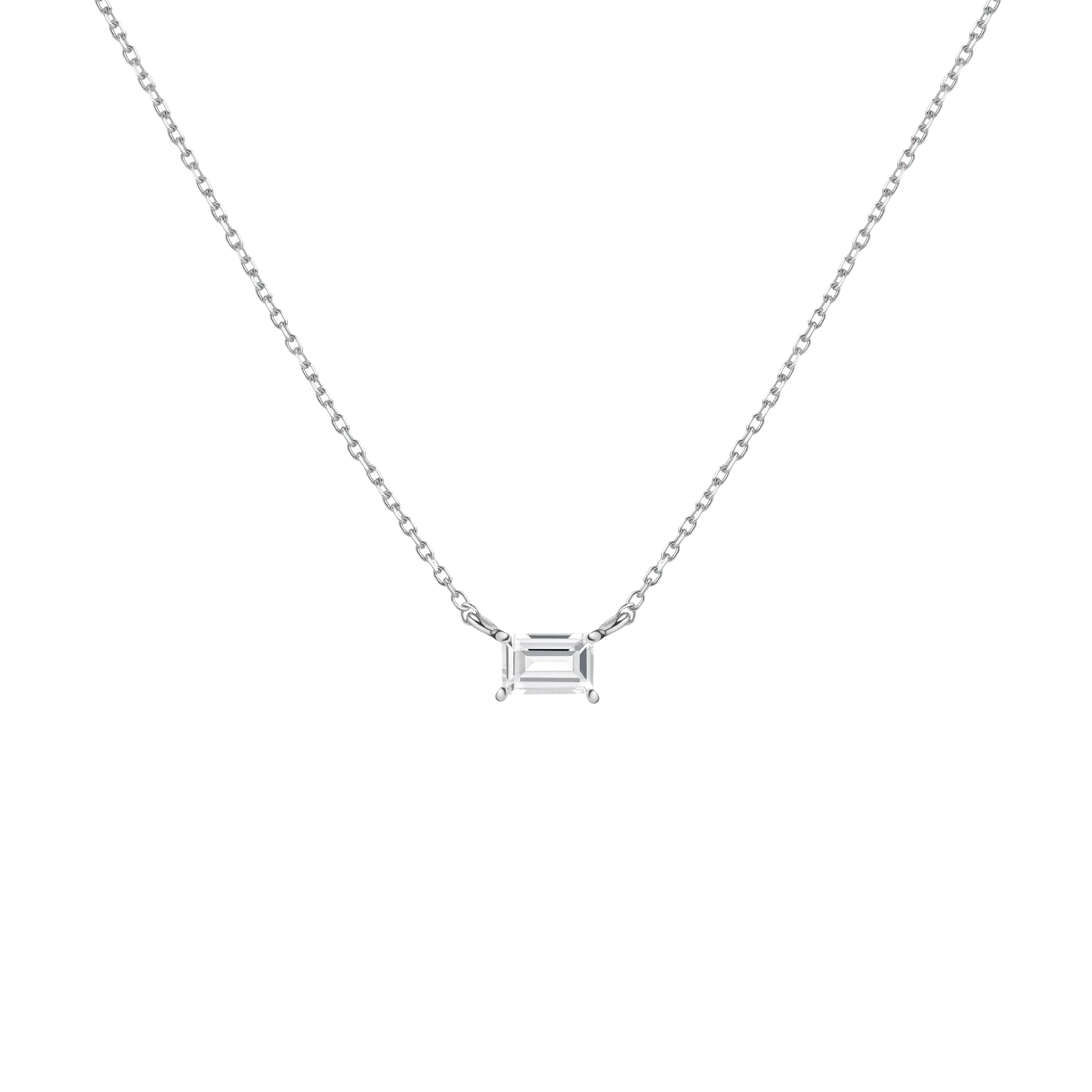 Birthstone Baguette Necklace - Image 15