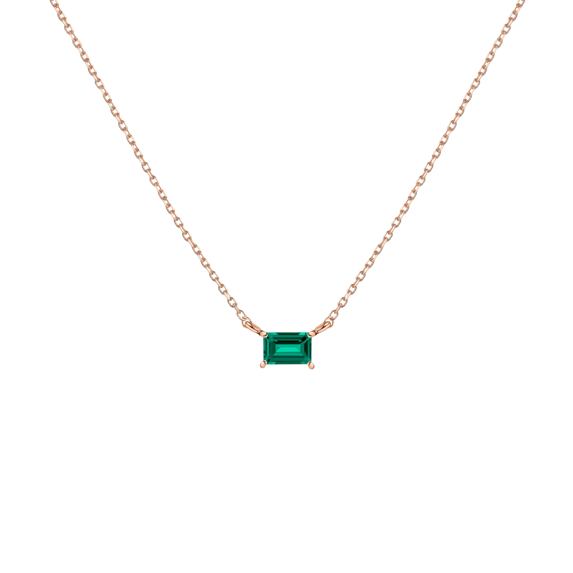 Birthstone Baguette Necklace - Image 17