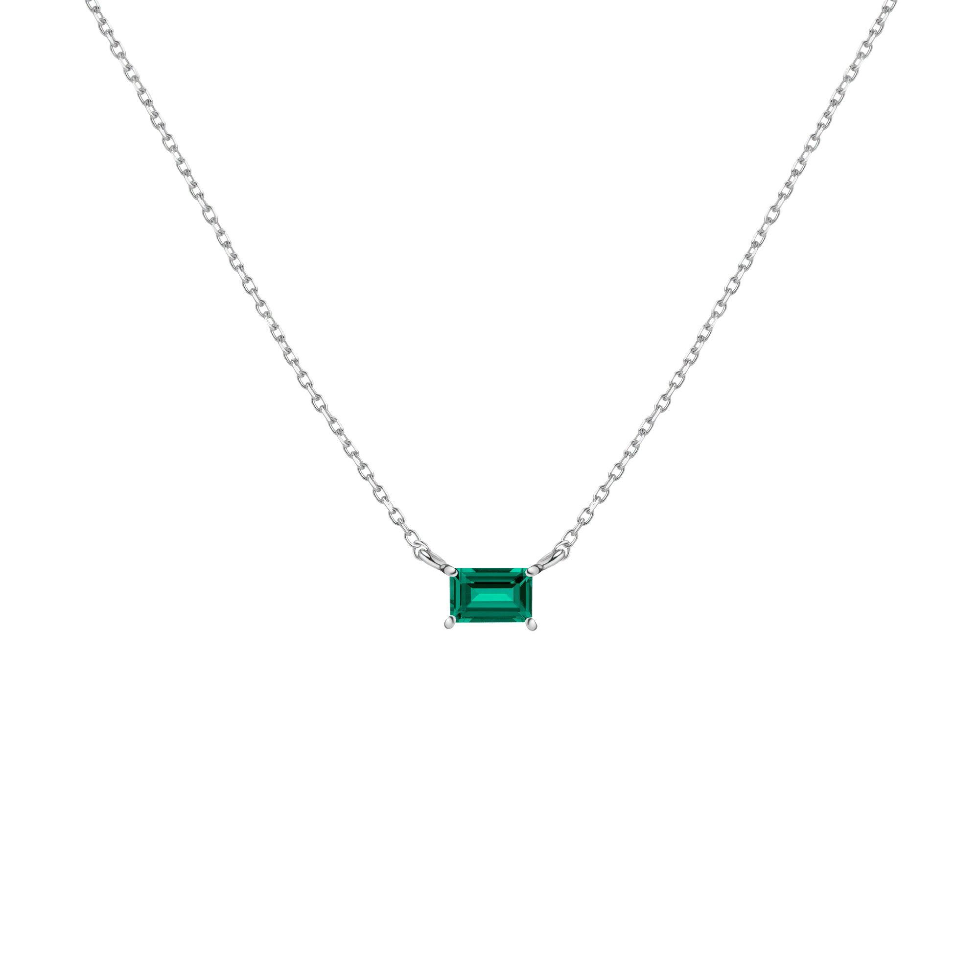 Birthstone Baguette Necklace - Image 18