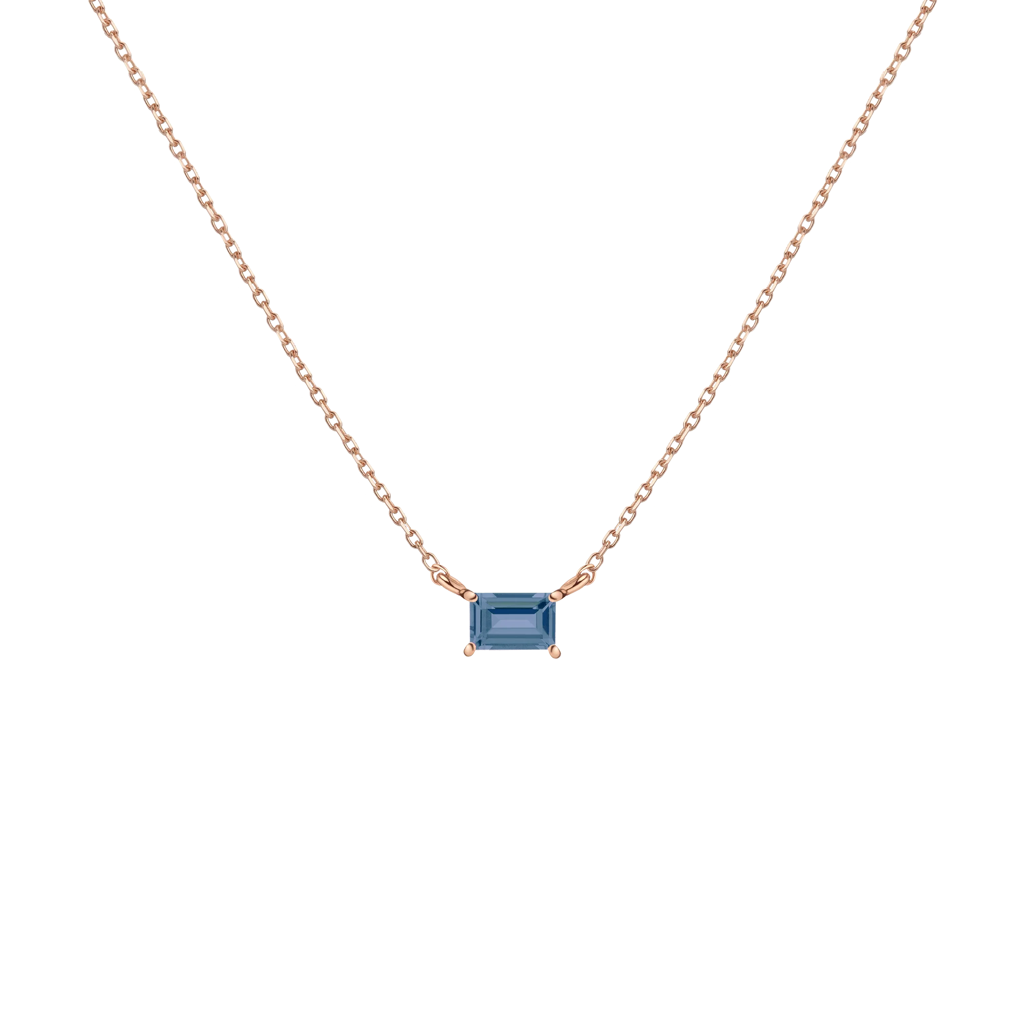 Birthstone Baguette Necklace - Image 23