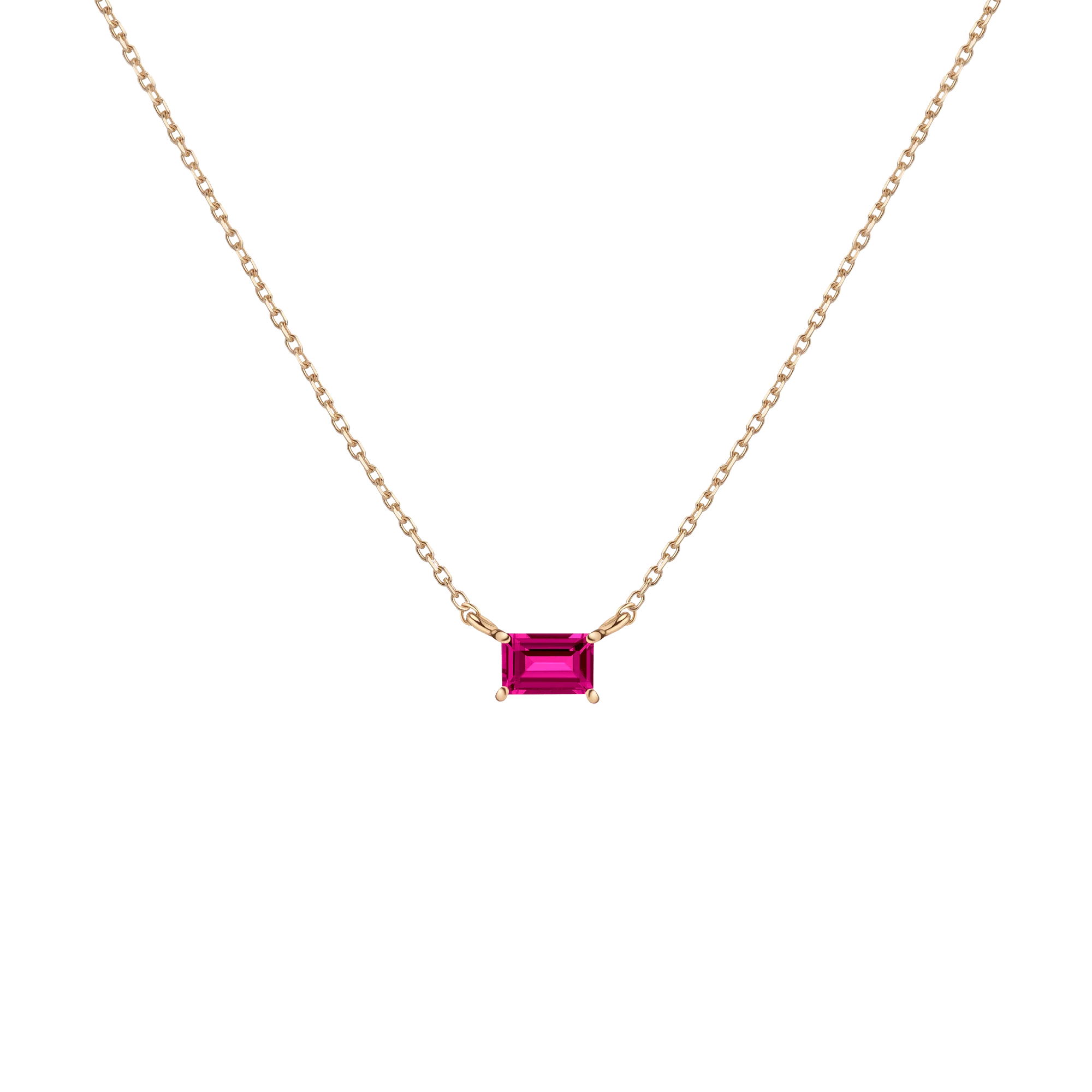 Birthstone Baguette Necklace - Image 25
