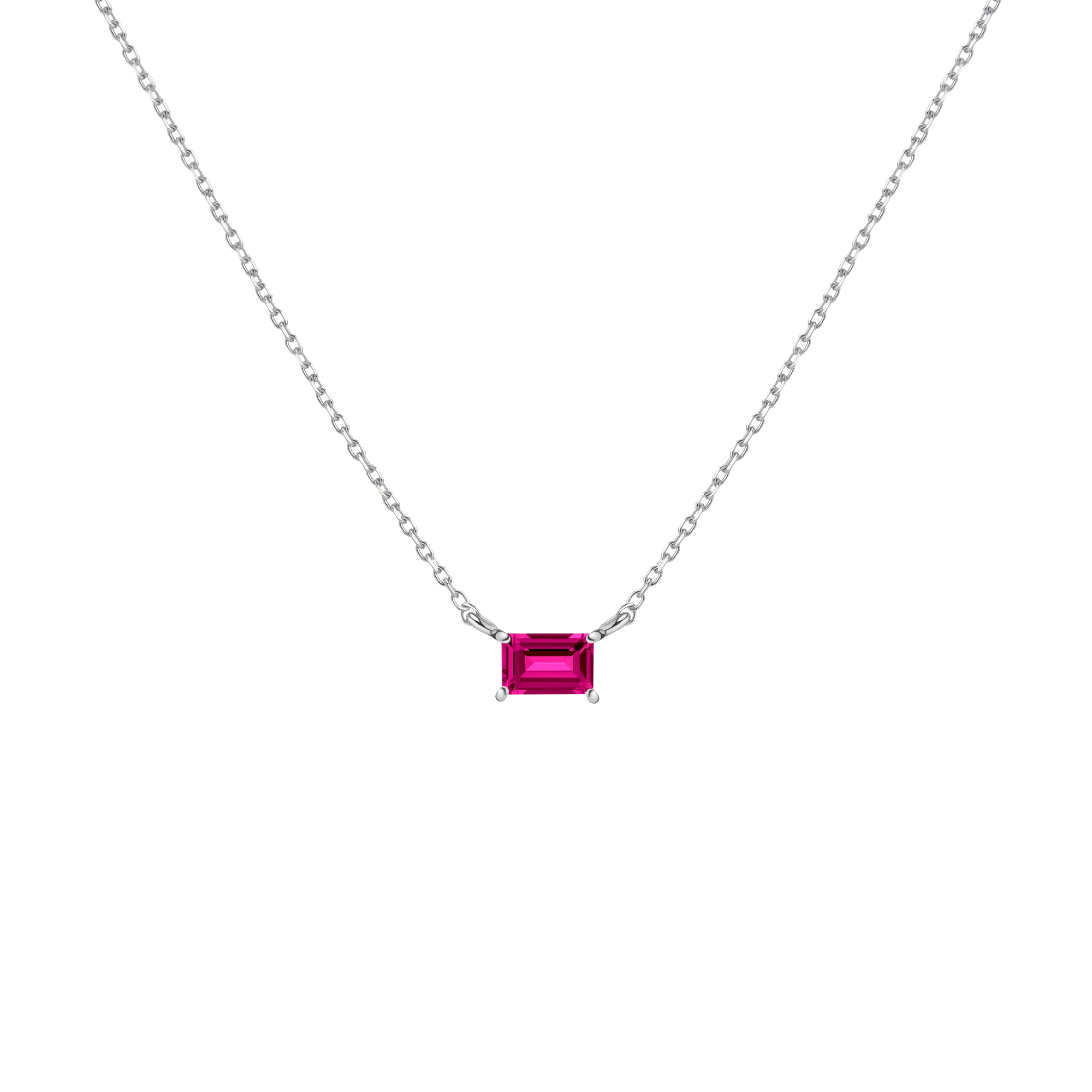 Birthstone Baguette Necklace - Image 27