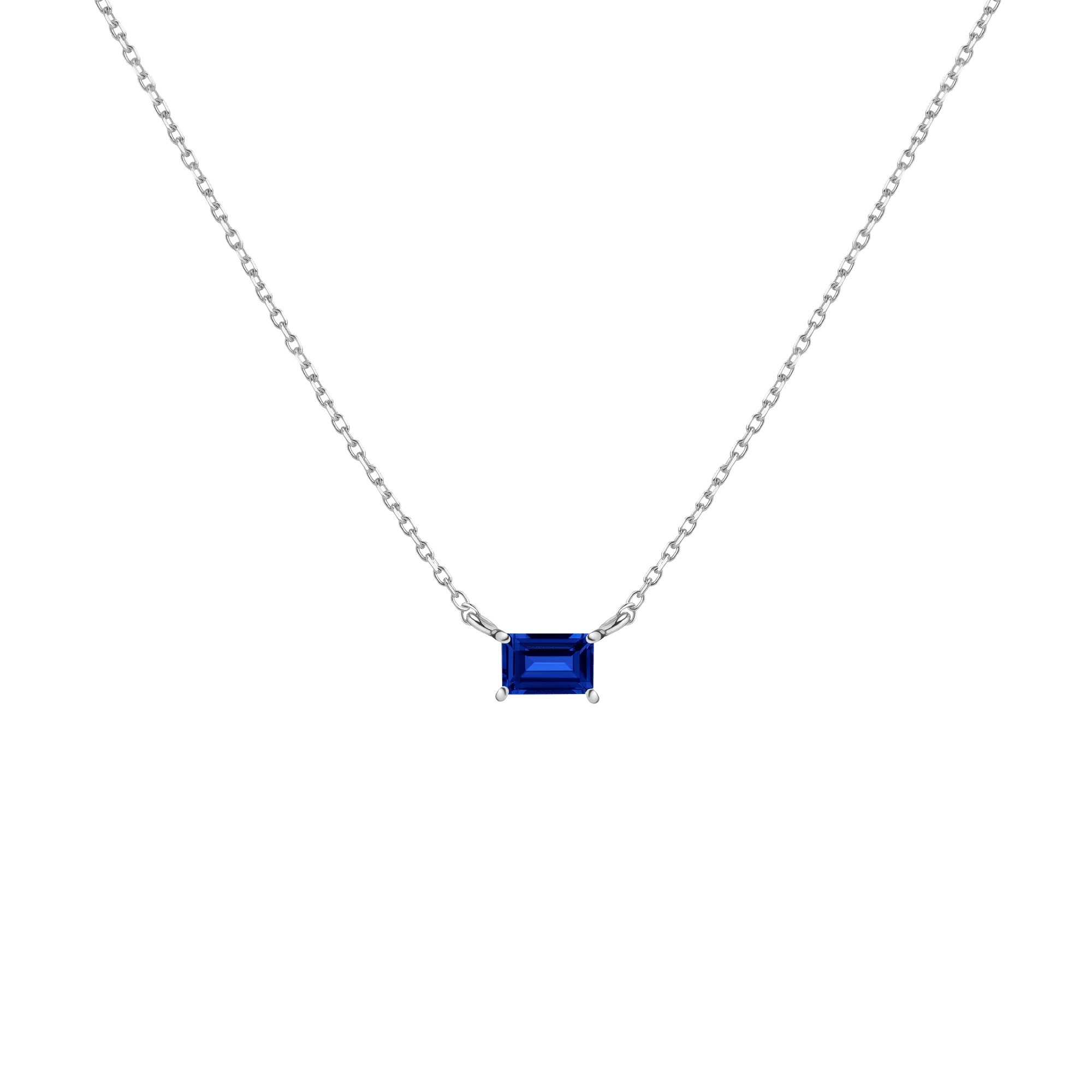 Birthstone Baguette Necklace - Image 3