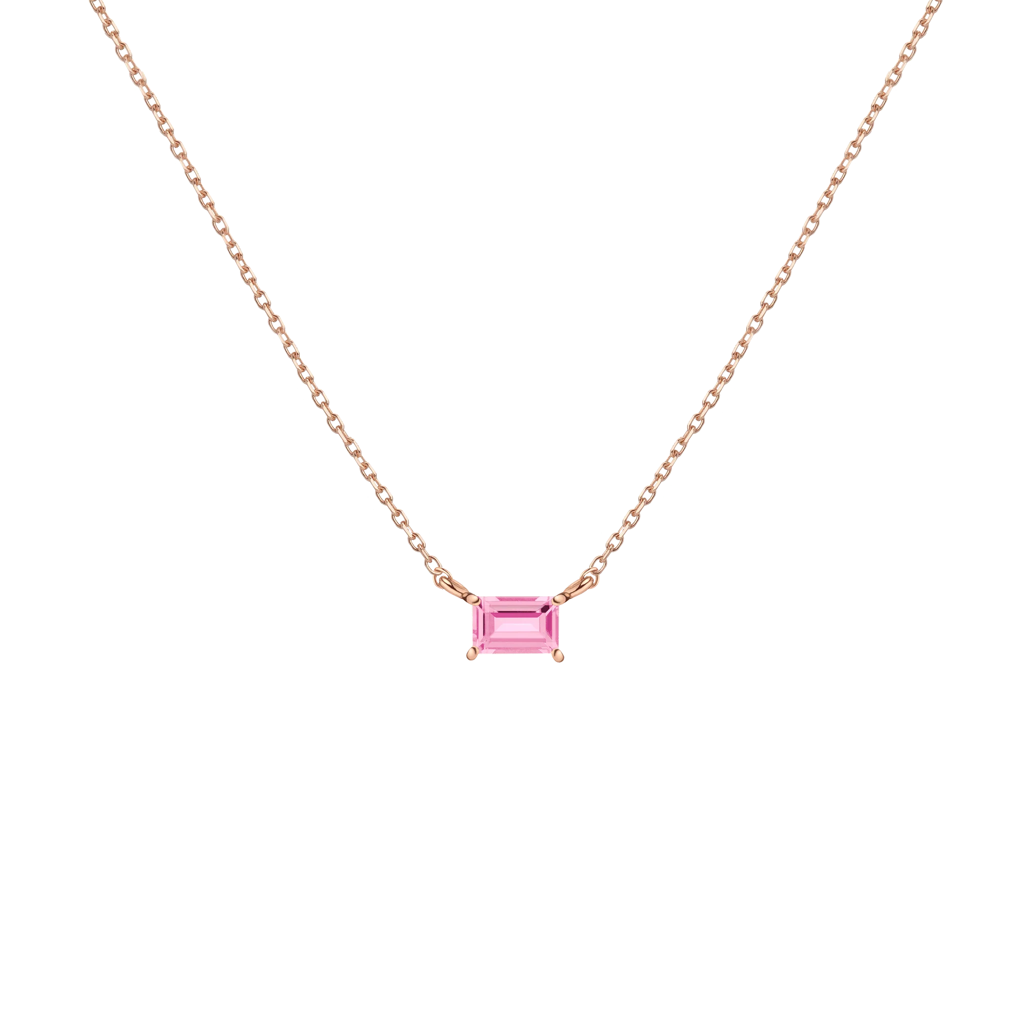 Birthstone Baguette Necklace - Image 32