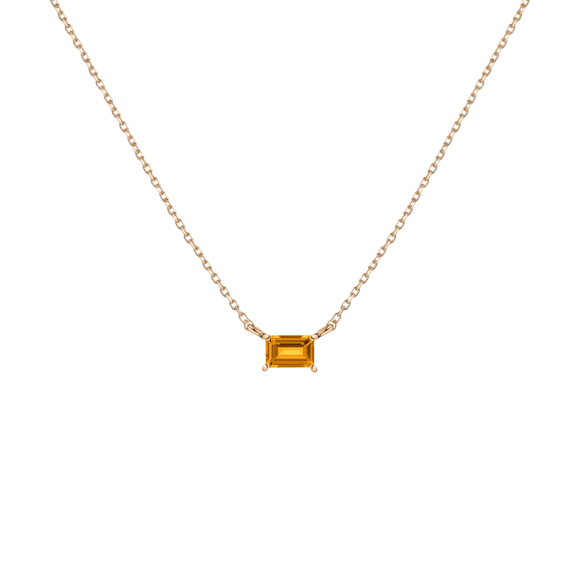Birthstone Baguette Necklace - Image 34