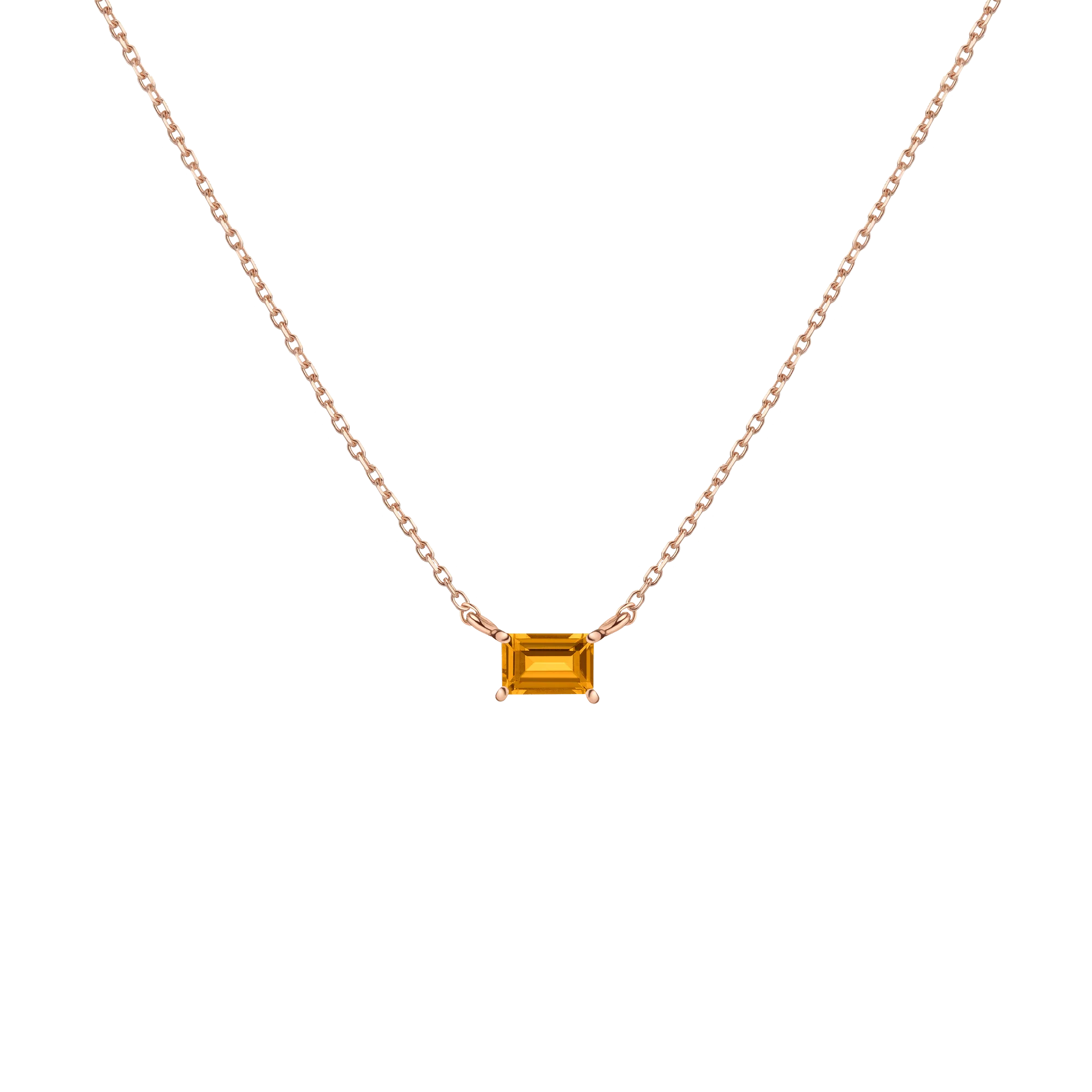 Birthstone Baguette Necklace - Image 35