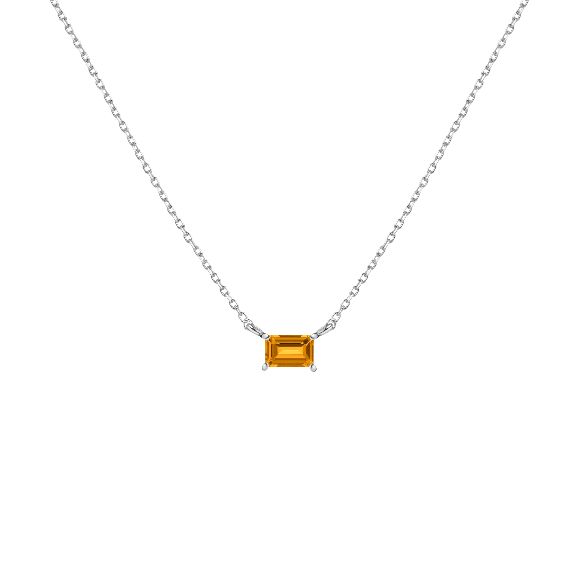 Birthstone Baguette Necklace - Image 36