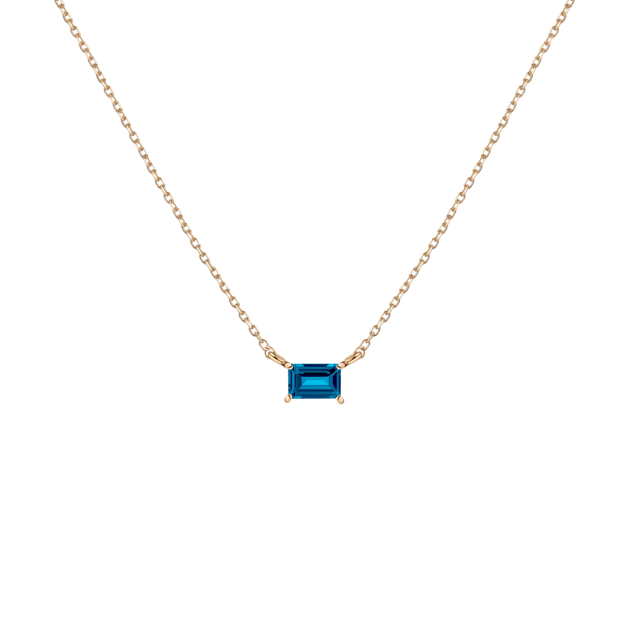 Birthstone Baguette Necklace - Image 37