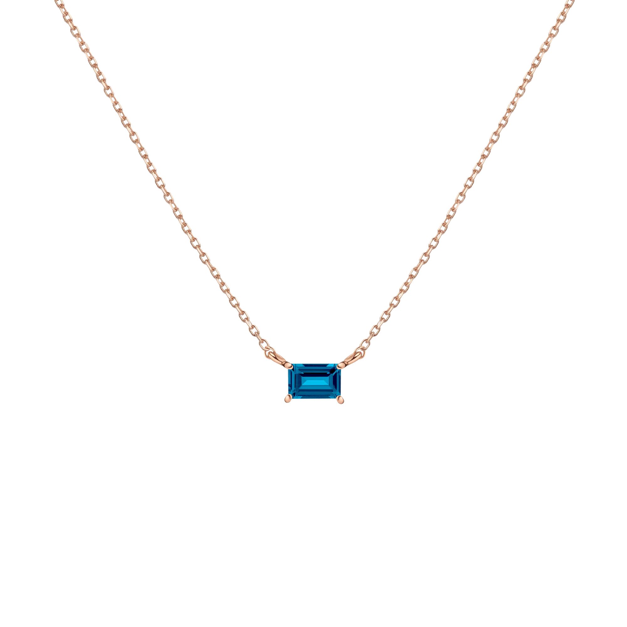 Birthstone Baguette Necklace - Image 38