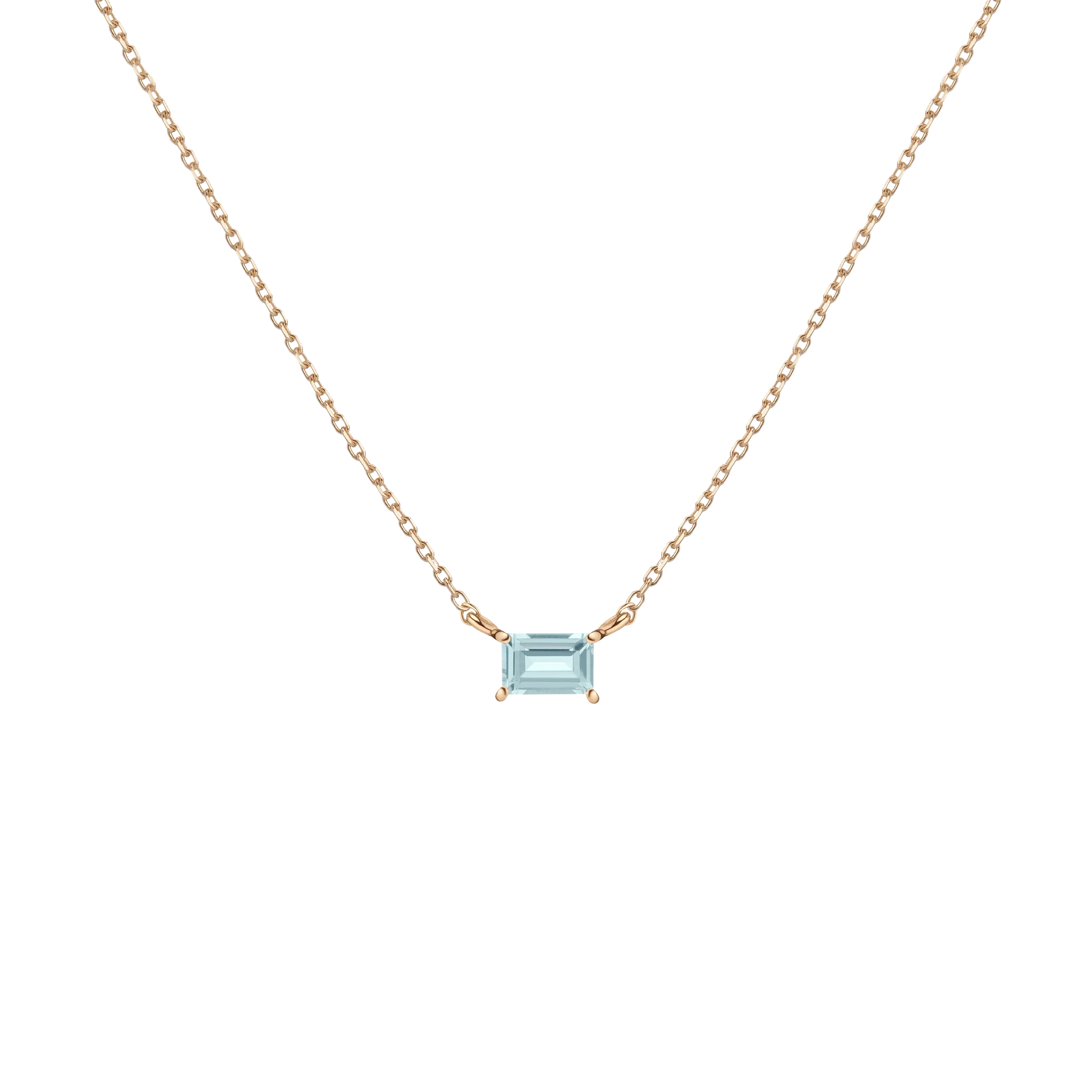 Birthstone Baguette Necklace - Image 4