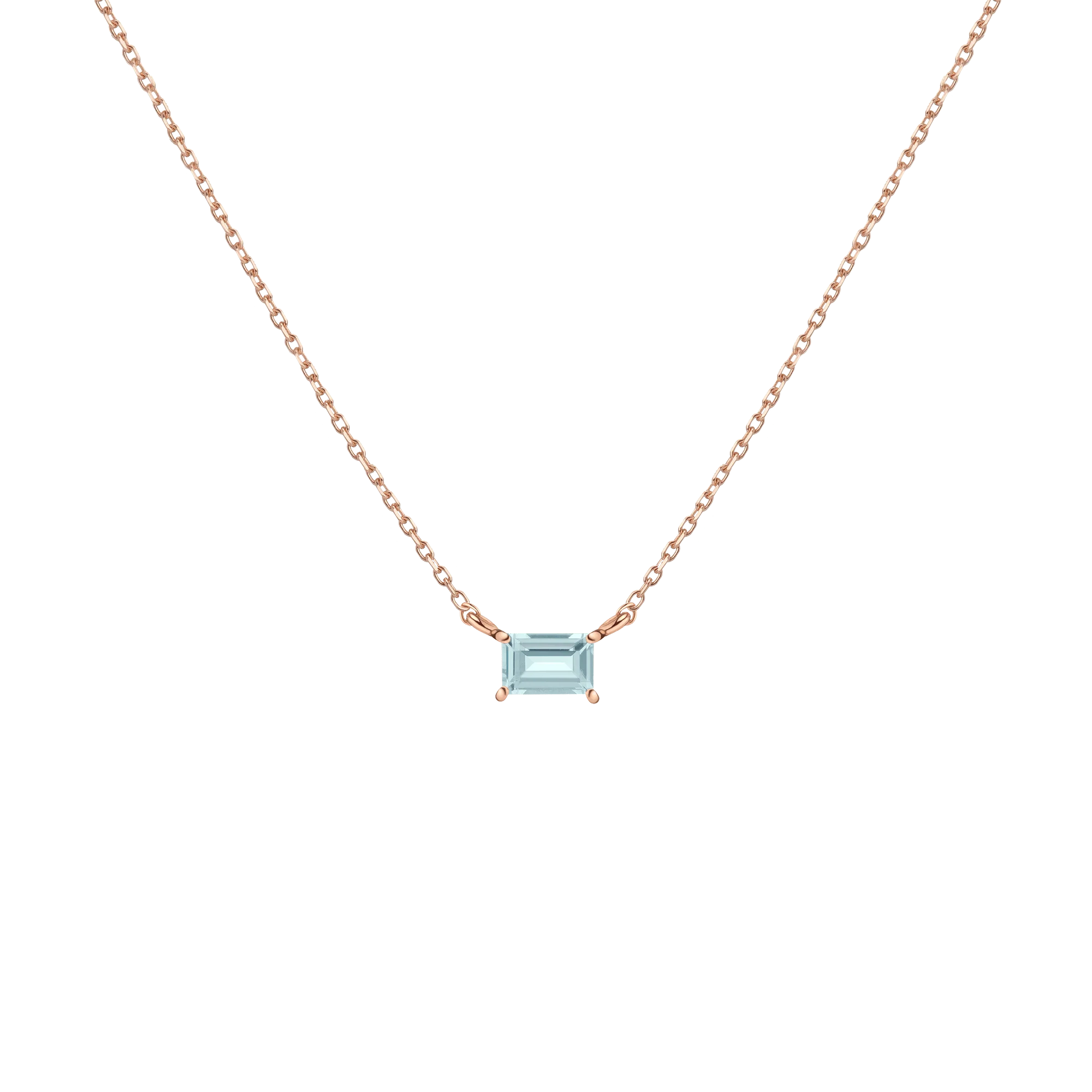 Birthstone Baguette Necklace - Image 5