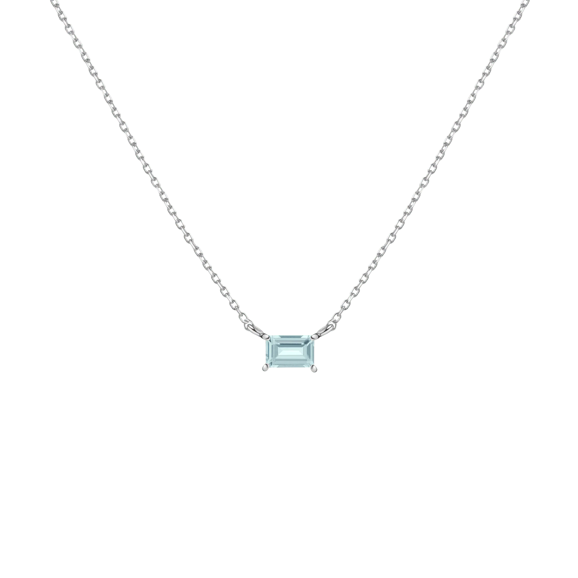 Birthstone Baguette Necklace - Image 6