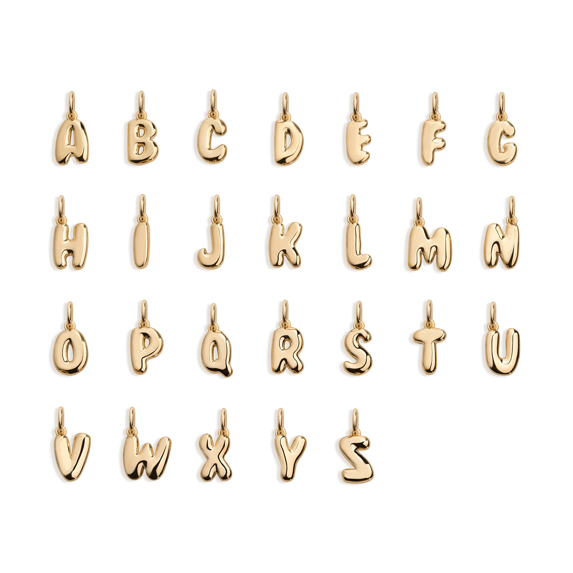 Bold Bubble Letter Pendant - Image 13