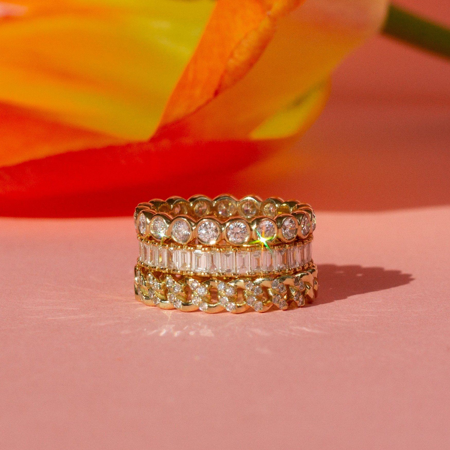 Bold Diamond Baguette Ring - Image 21