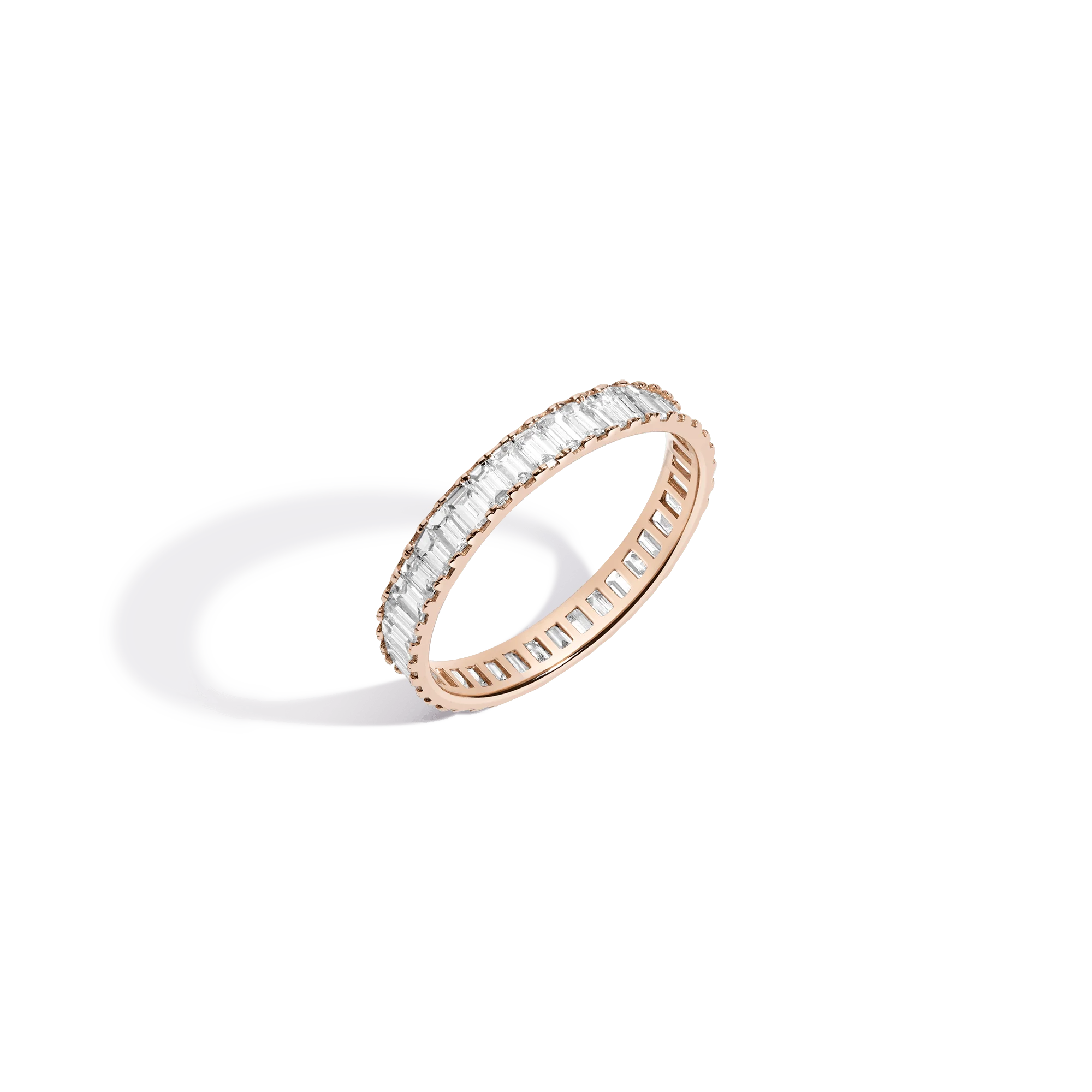 Bold Lab Grown Diamond Baguette Ring - Image 2