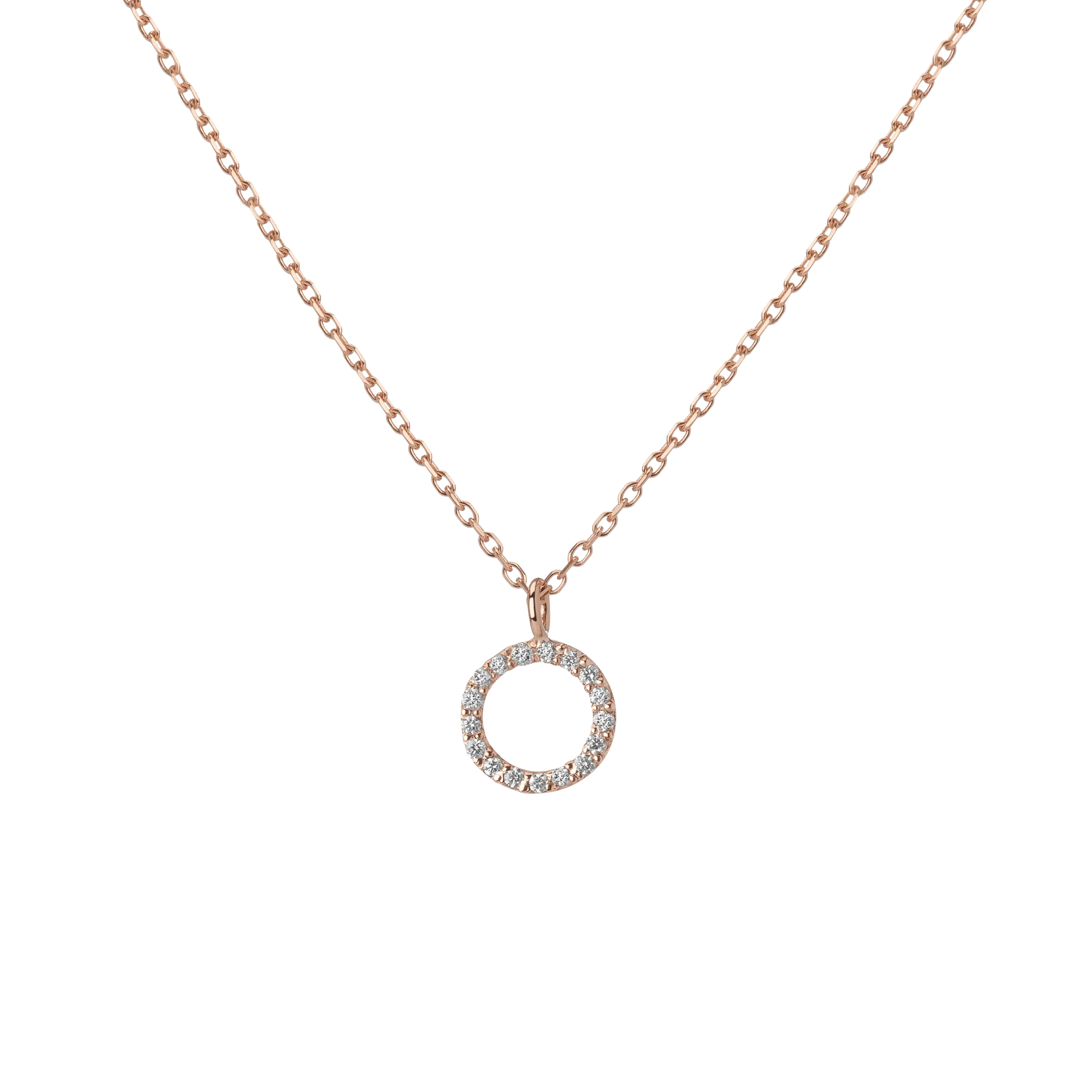 Classic Diamond Letter Necklace - Image 45