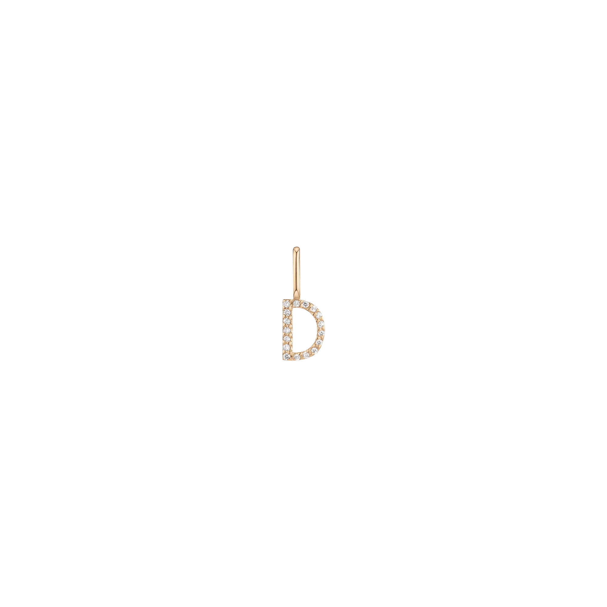 Classic Diamond Letter Pendant - Image 10