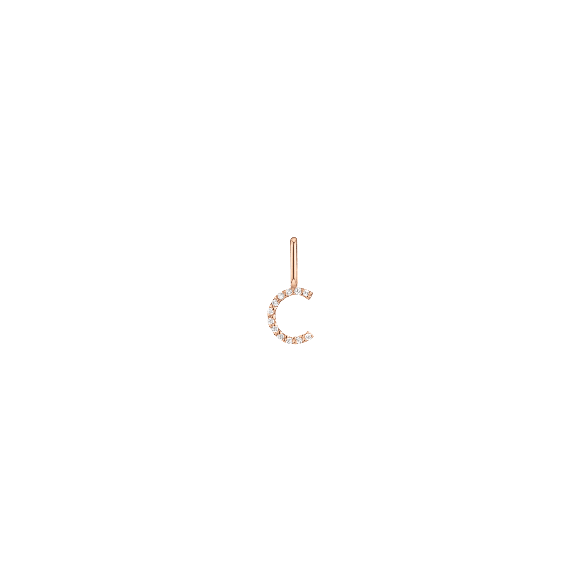 Classic Diamond Letter Pendant - Image 8
