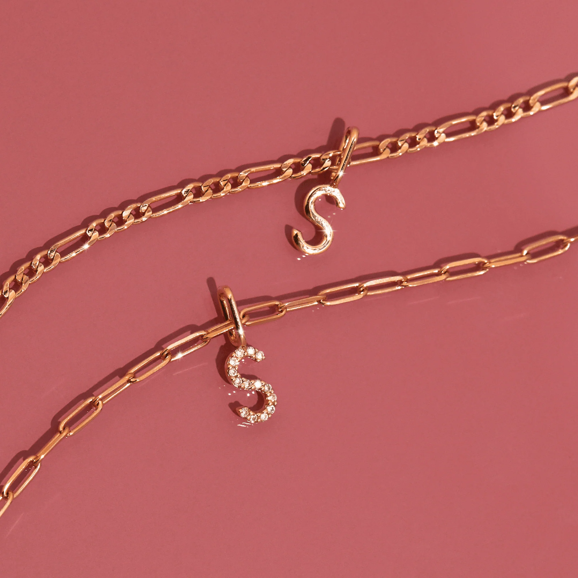 Classic Diamond Letter Pendant - Image 80
