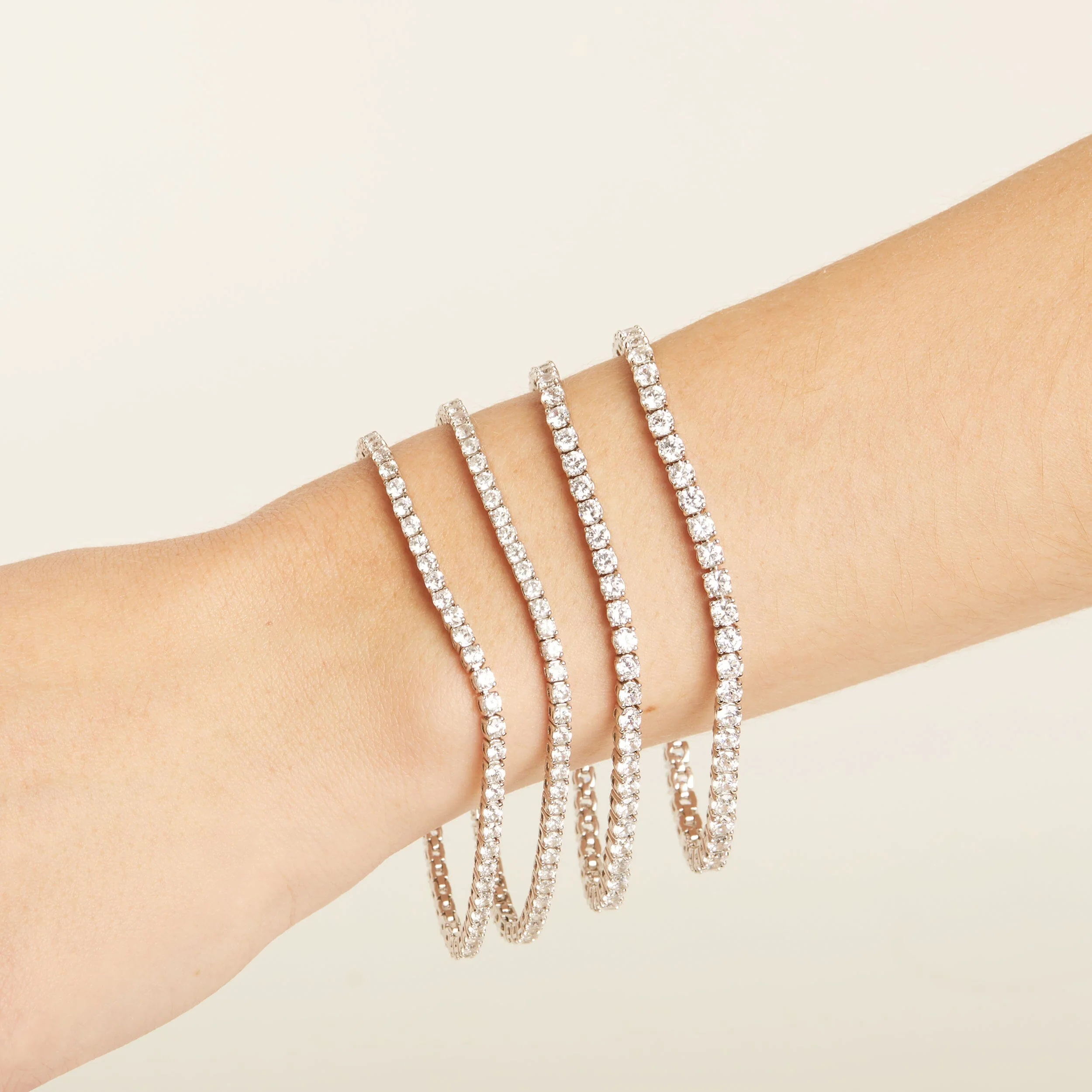 Classic Lab Grown Diamond Tennis Bracelet - Image 59