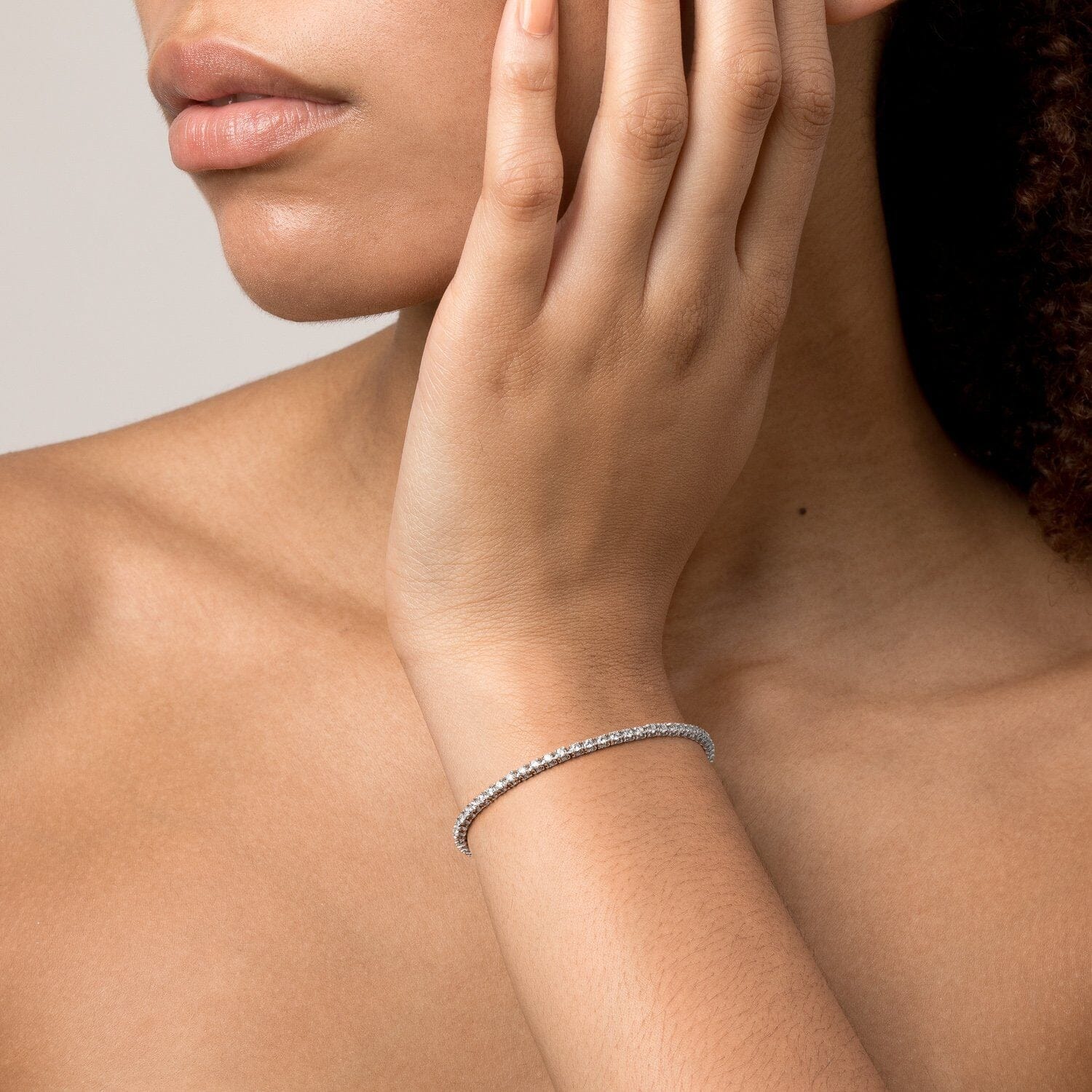 Classic Lab Grown Diamond Tennis Bracelet - Image 67