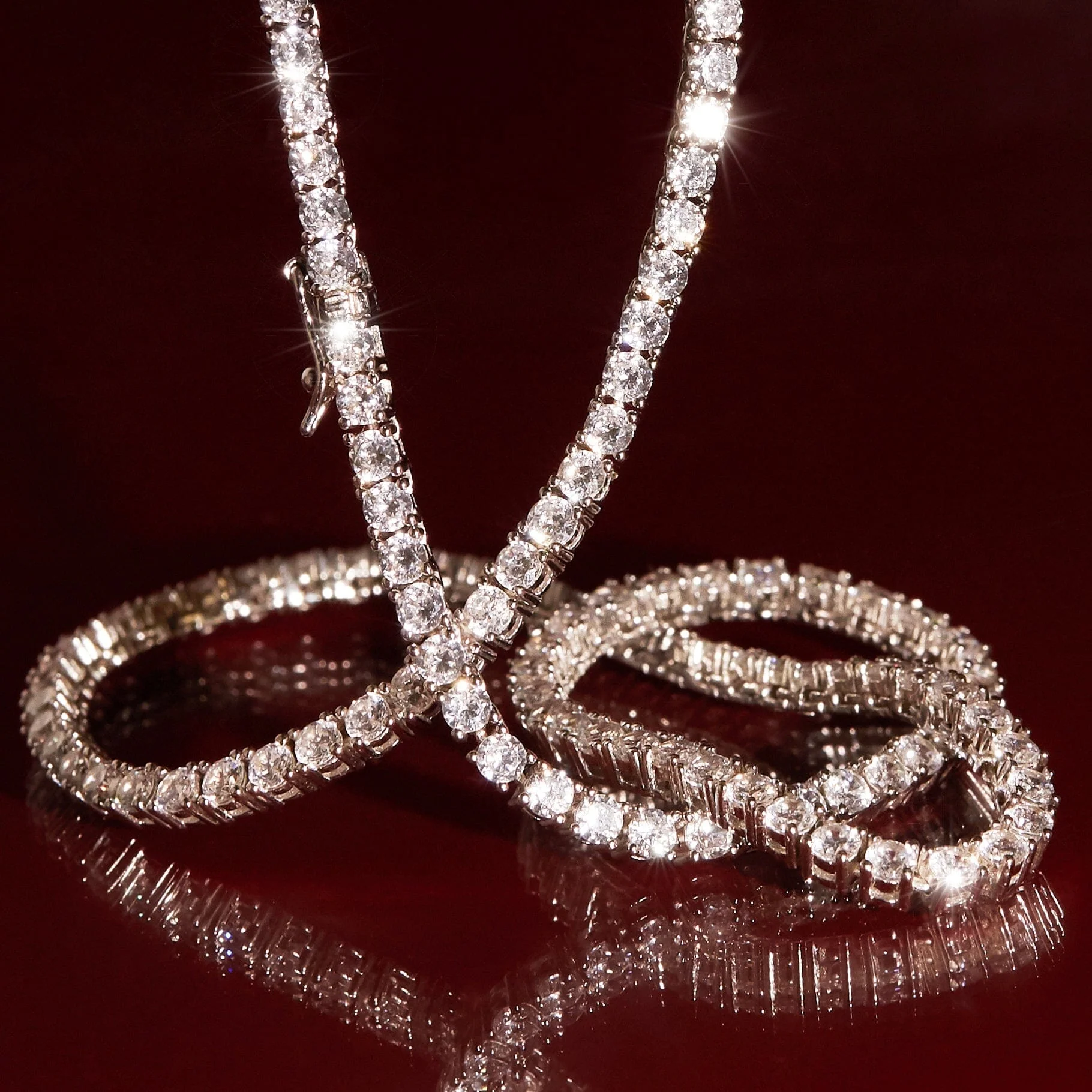 Classic Lab Grown Diamond Tennis Bracelet - Image 76