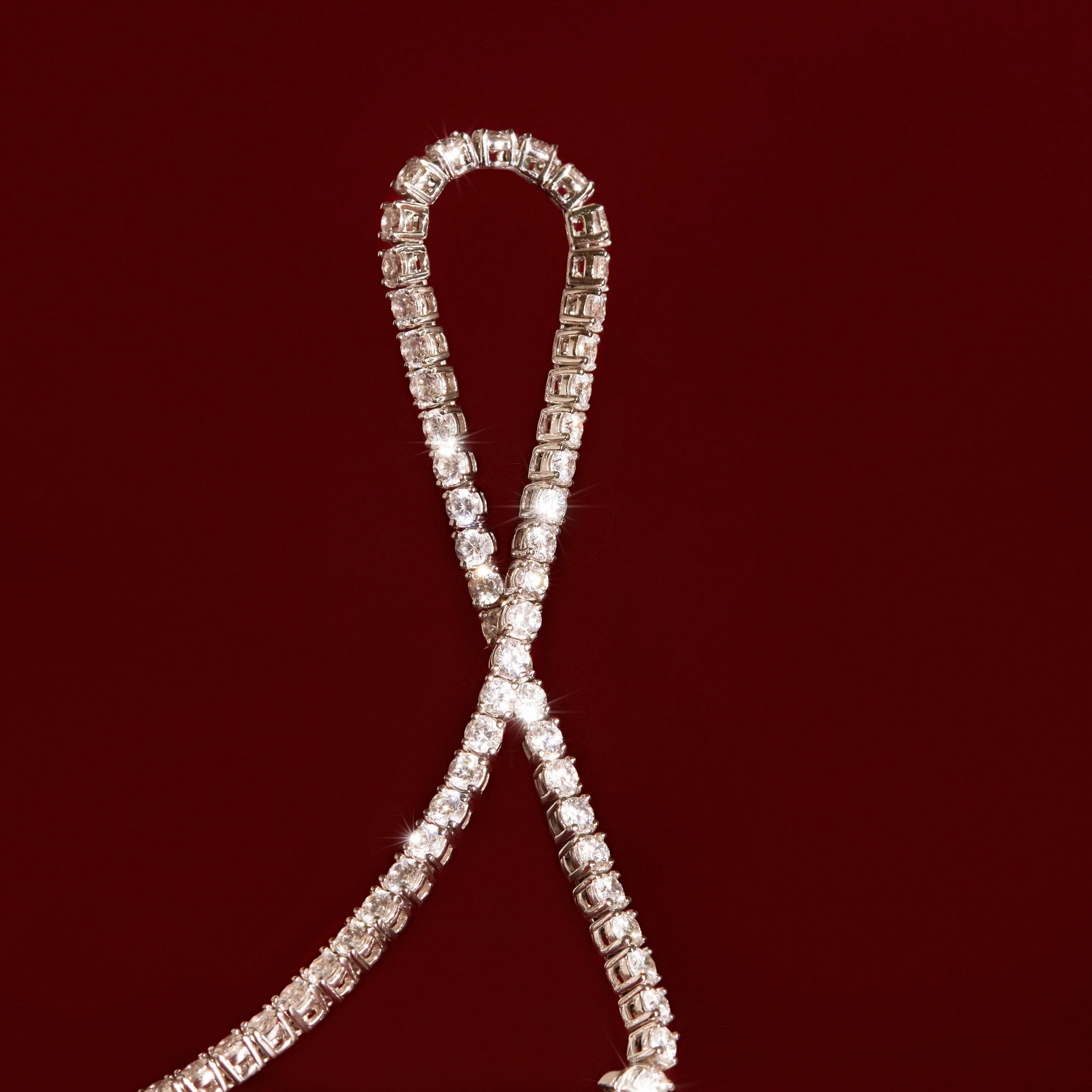 Classic Lab Grown Diamond Tennis Bracelet - Image 77