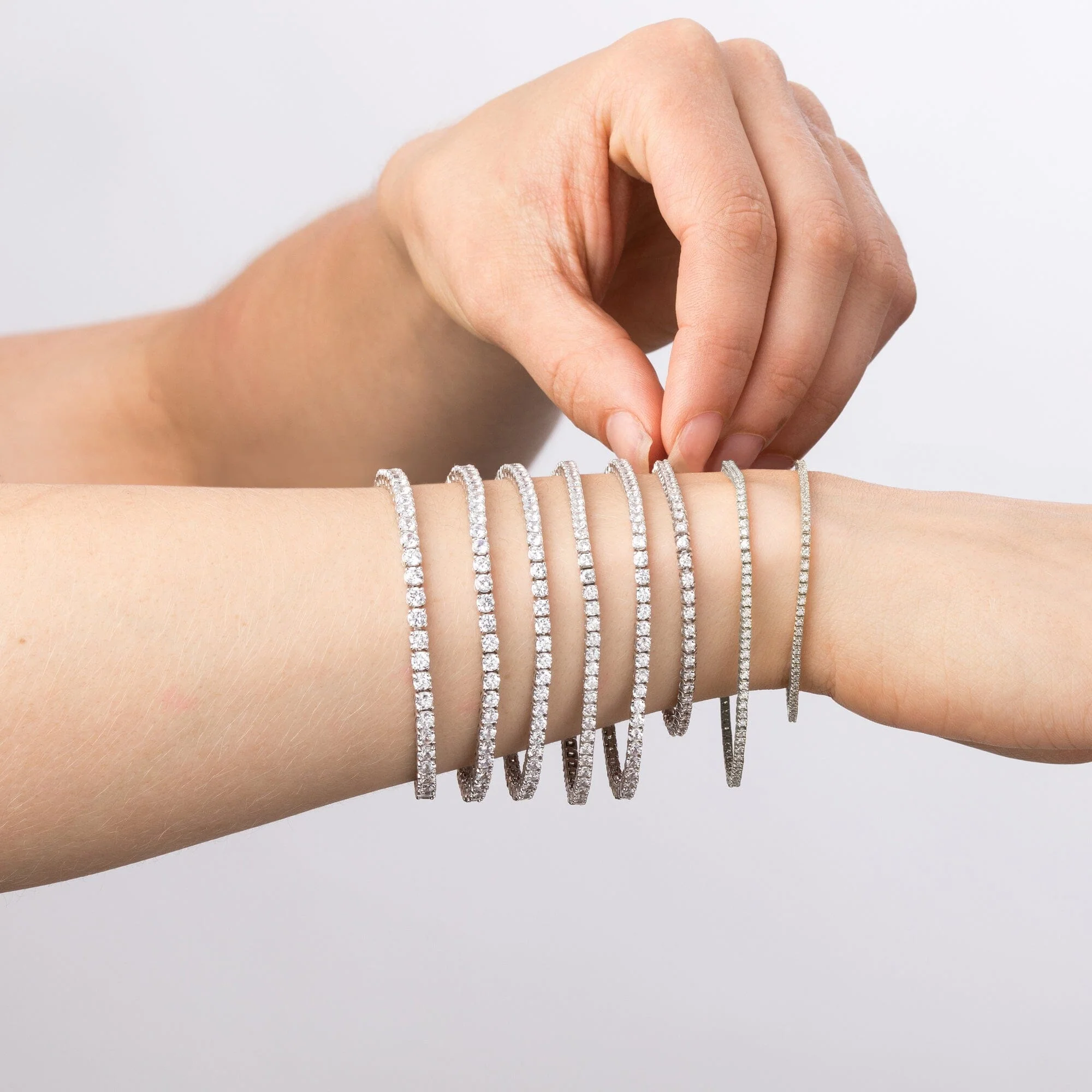 Classic Lab Grown Diamond Tennis Bracelet - Image 79