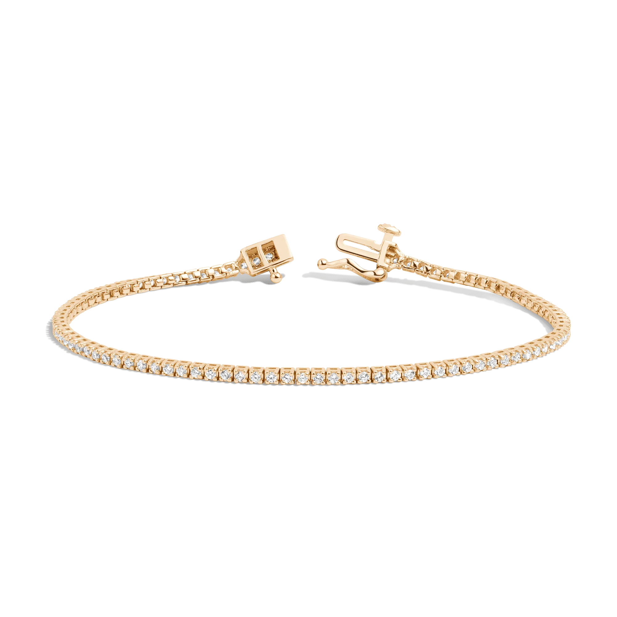 Classic Lab Grown Diamond Tennis Bracelet - Image 8