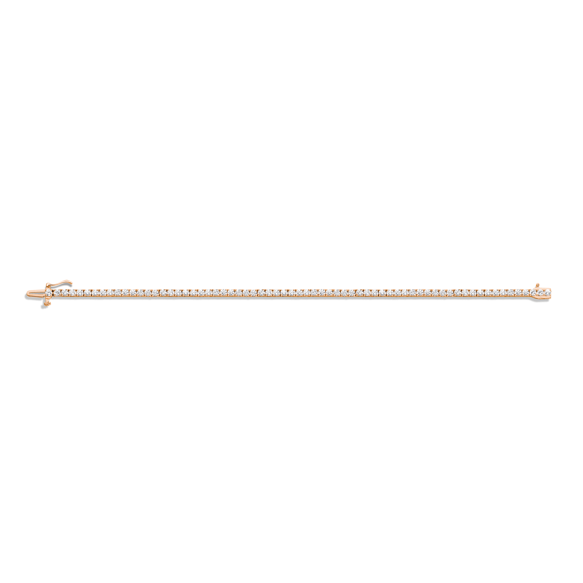 Classic Lab Grown Diamond Tennis Bracelet - 3ct - Image 6