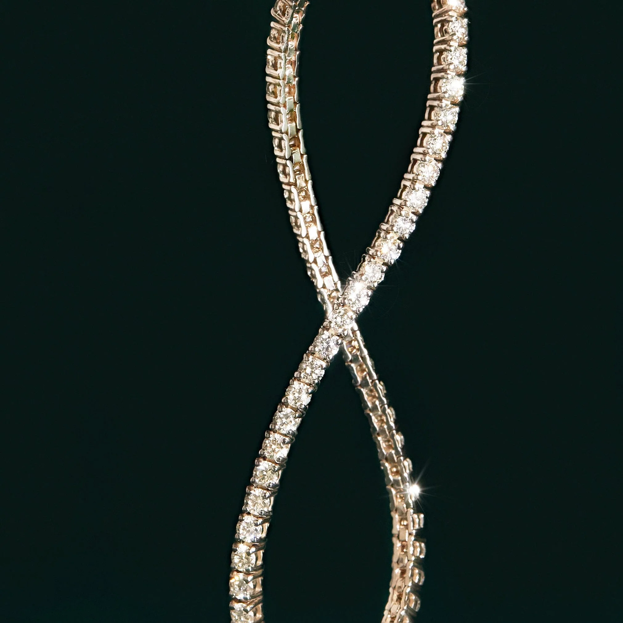 Classic Diamond Tennis Necklace - Image 36