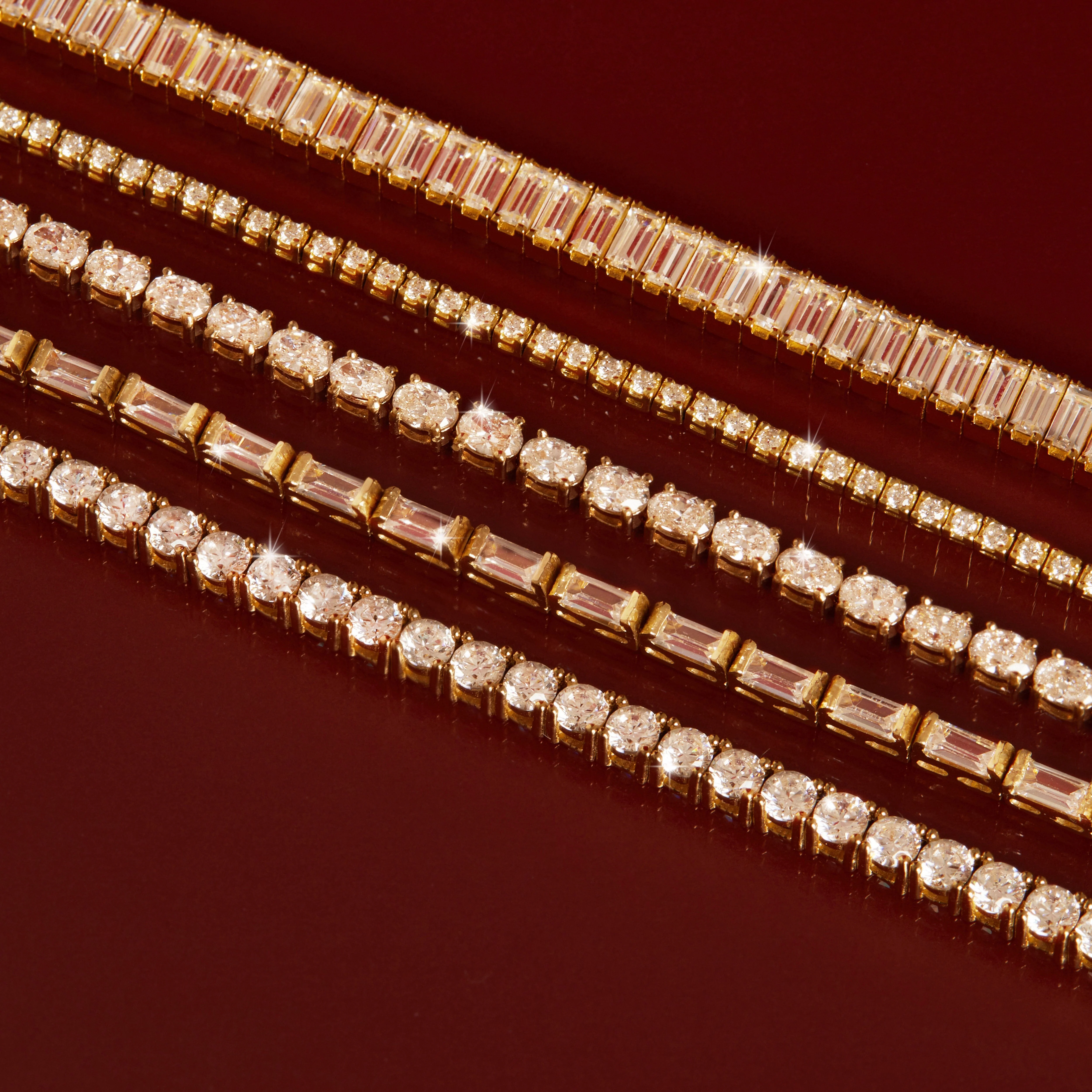 Classic Diamond Tennis Necklace - Image 37