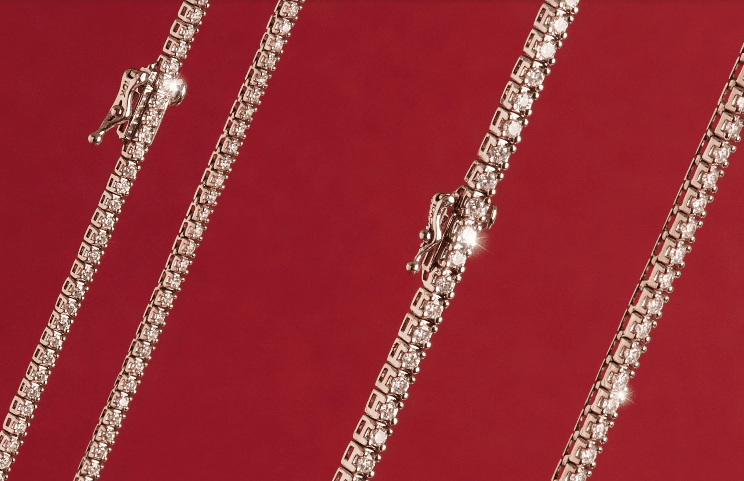 Classic Lab Grown Diamond Tennis Necklace - 5ct (Large) - Image 10