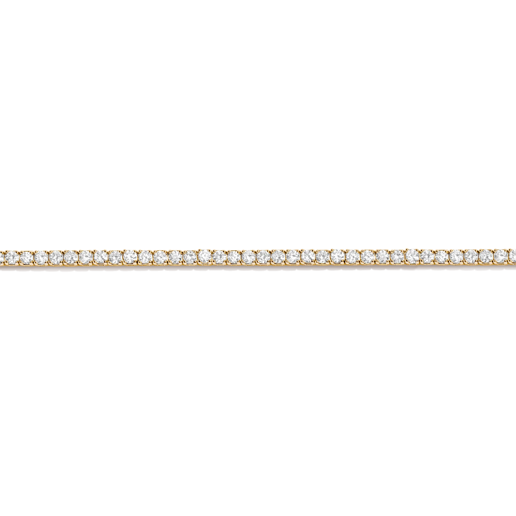Classic Lab Grown Diamond Tennis Necklace - 5ct (Large) - Image 4