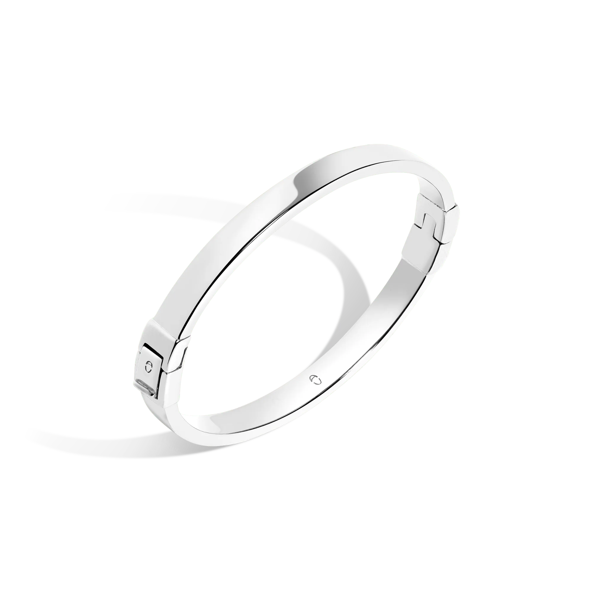 Classic Gold Hinged Bracelet - Image 3